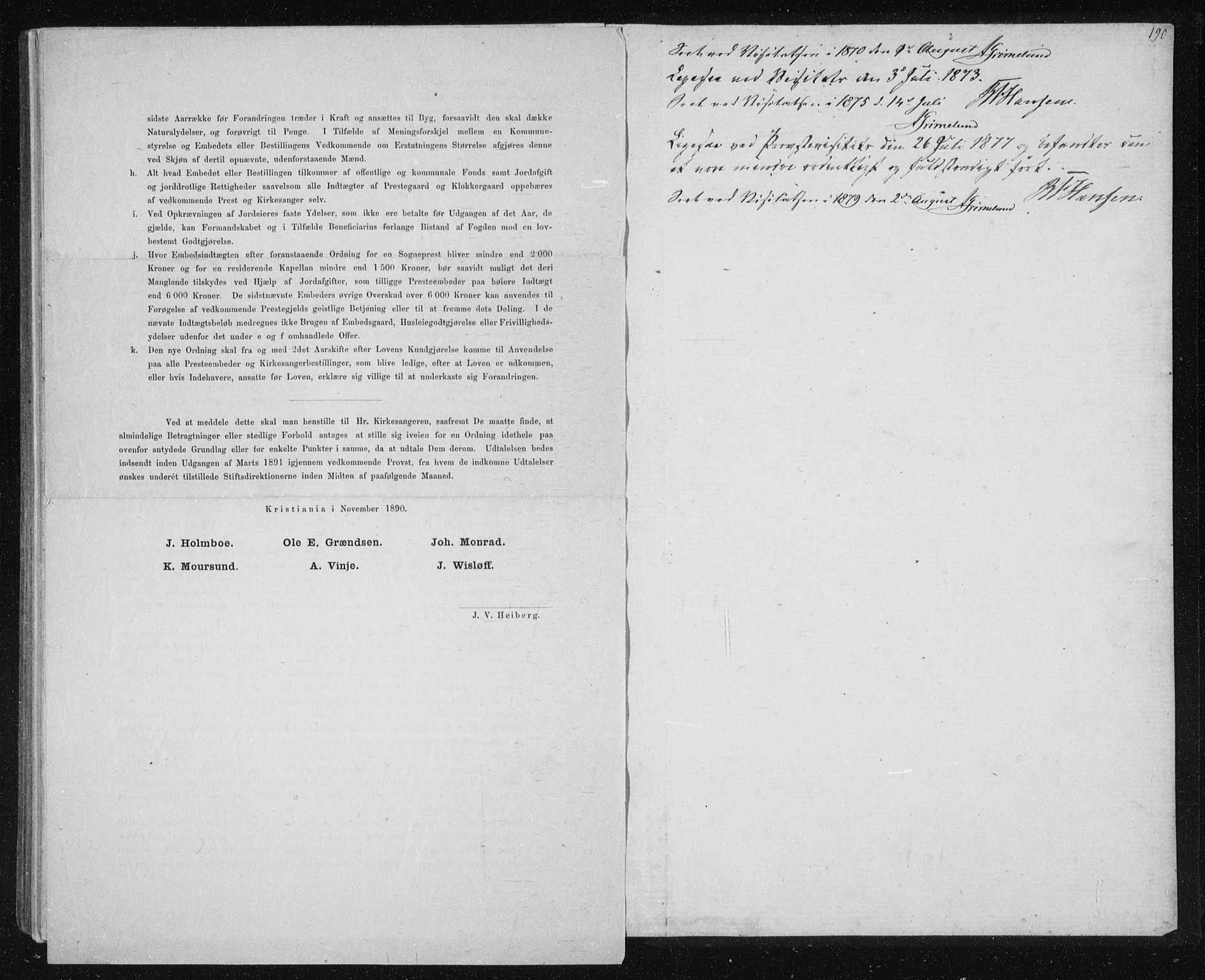 Ministerialprotokoller, klokkerbøker og fødselsregistre - Sør-Trøndelag, SAT/A-1456/631/L0513: Parish register (copy) no. 631C01, 1869-1879, p. 190