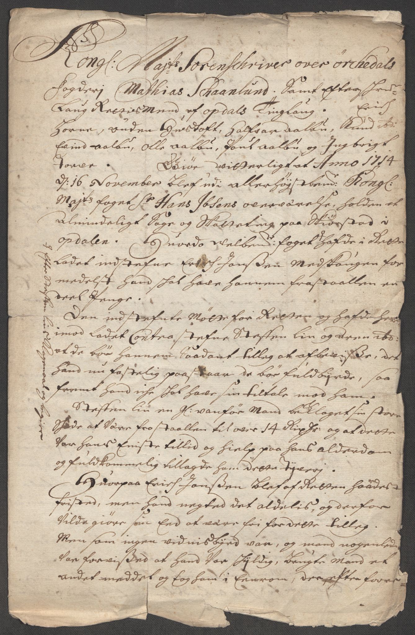 Rentekammeret inntil 1814, Reviderte regnskaper, Fogderegnskap, RA/EA-4092/R60/L3965: Fogderegnskap Orkdal og Gauldal, 1714, p. 533