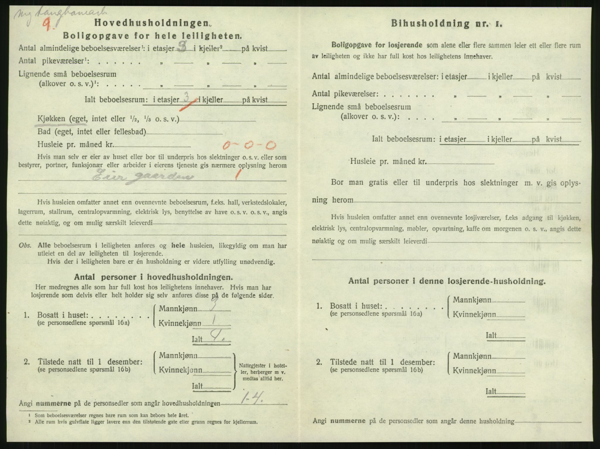 SAT, 1920 census for Steinkjer, 1920, p. 2211