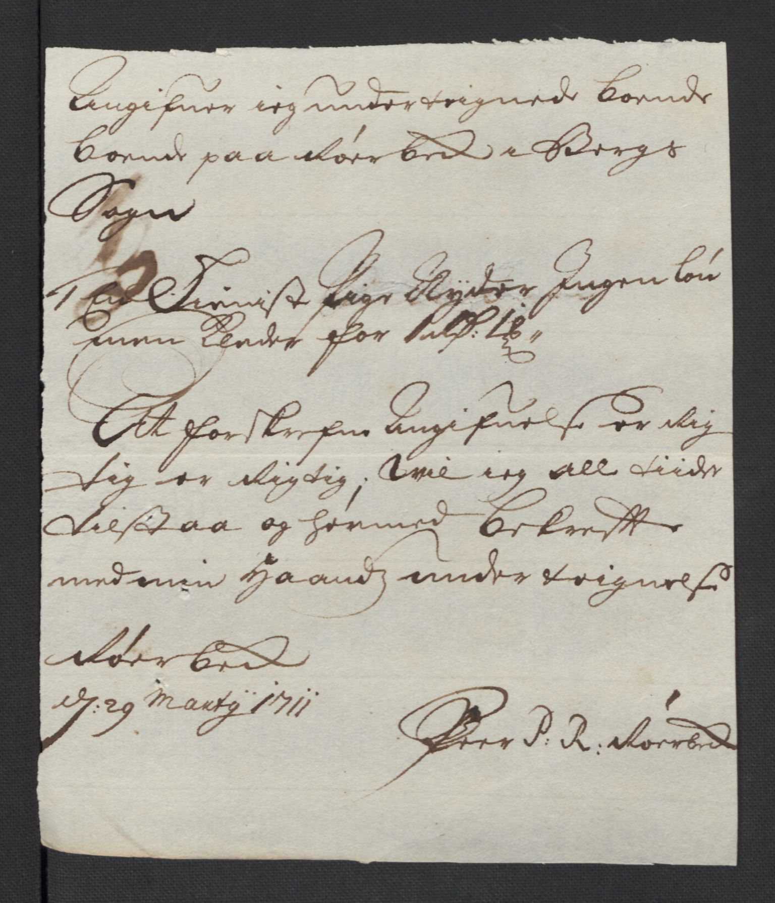 Rentekammeret inntil 1814, Reviderte regnskaper, Fogderegnskap, AV/RA-EA-4092/R01/L0020: Fogderegnskap Idd og Marker, 1711, p. 570