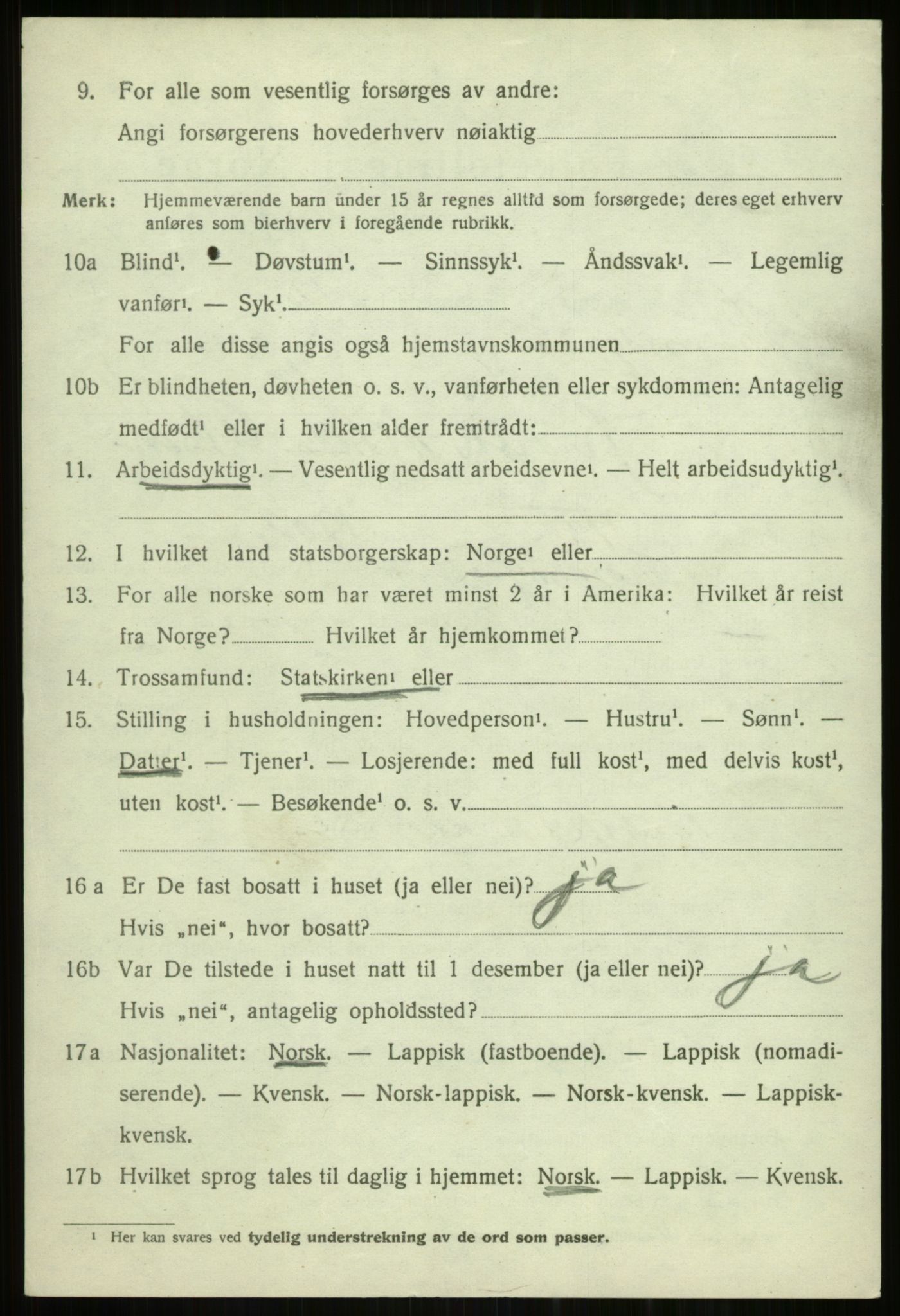 SATØ, 1920 census for Tromsøysund, 1920, p. 3827