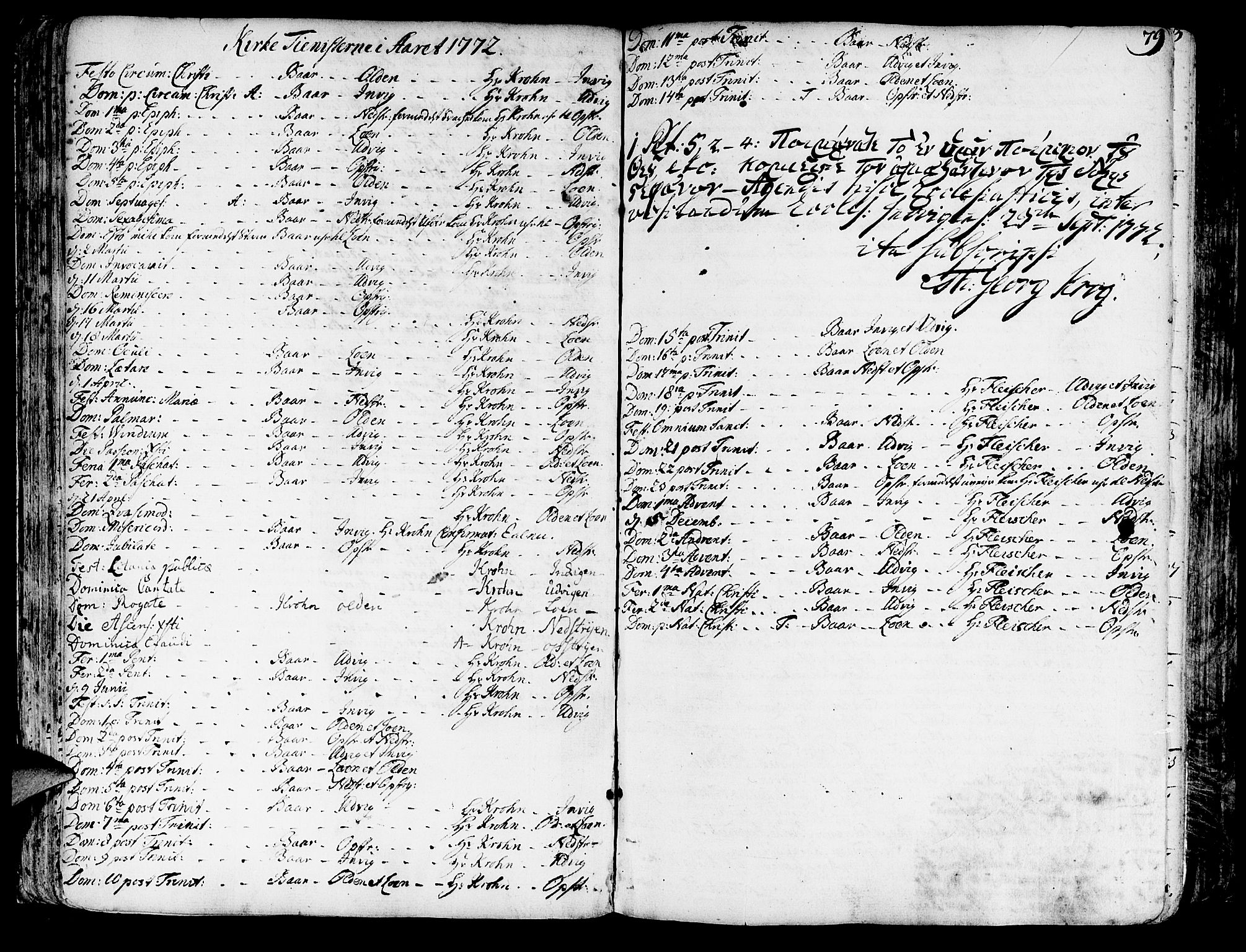 Innvik sokneprestembete, SAB/A-80501: Parish register (official) no. A 1, 1750-1816, p. 79