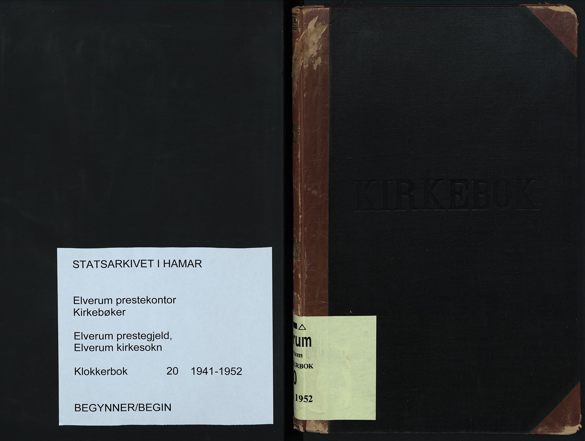 Elverum prestekontor, SAH/PREST-044/H/Ha/Hab/L0020: Parish register (copy) no. 20, 1941-1952