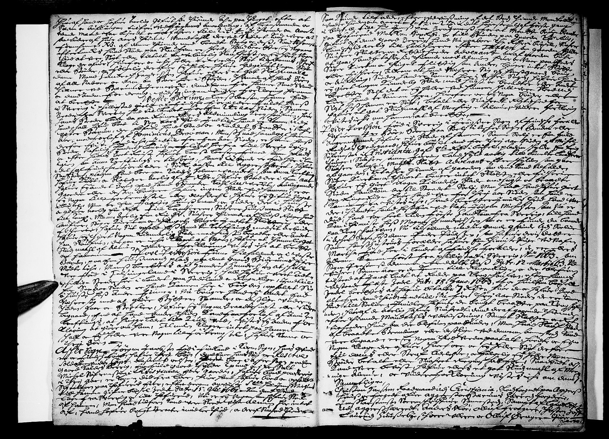 Aker sorenskriveri, SAO/A-10895/F/Fb/L0021: Tingbok, 1686-1689, p. 1b-2a
