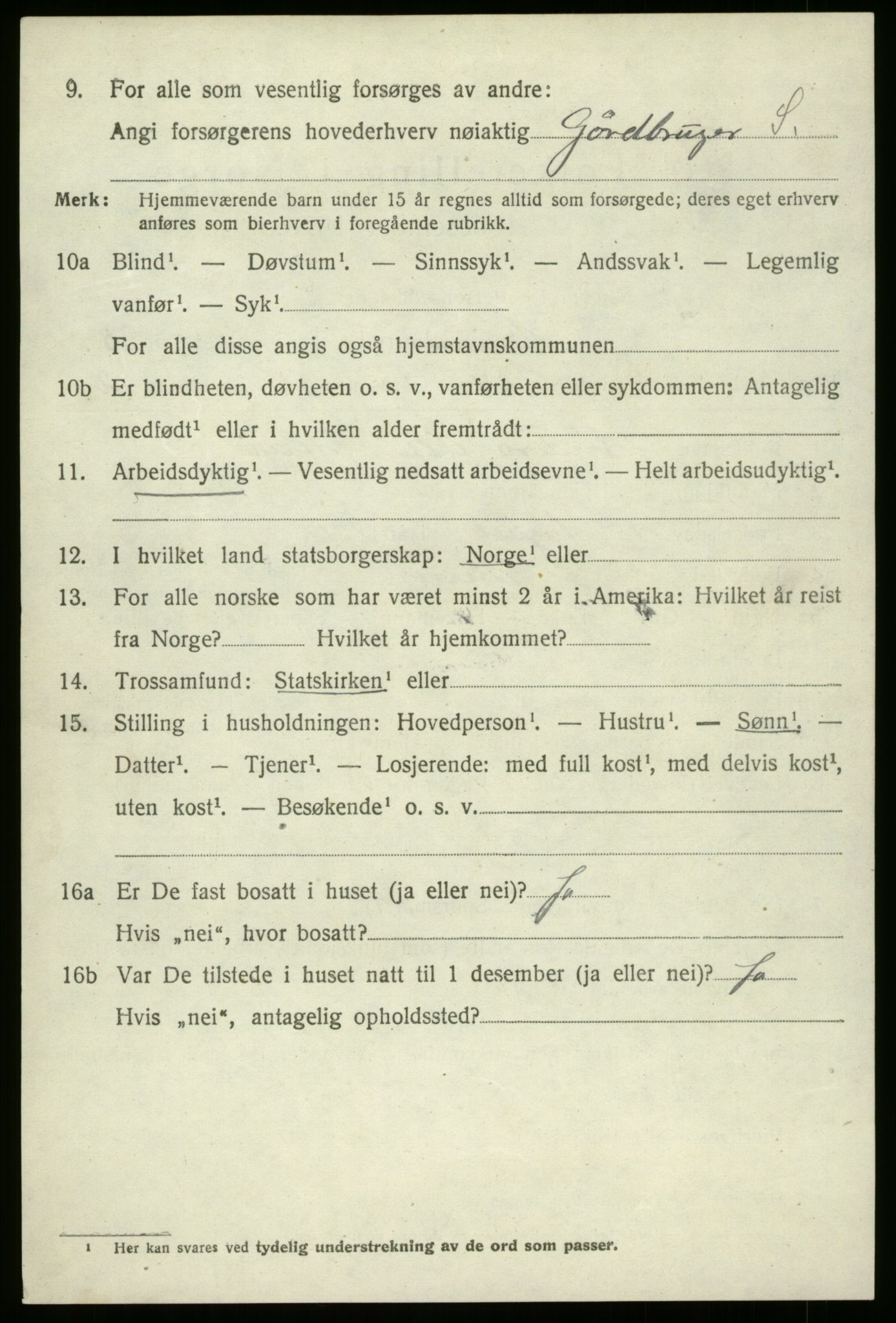 SAB, 1920 census for Breim, 1920, p. 3472
