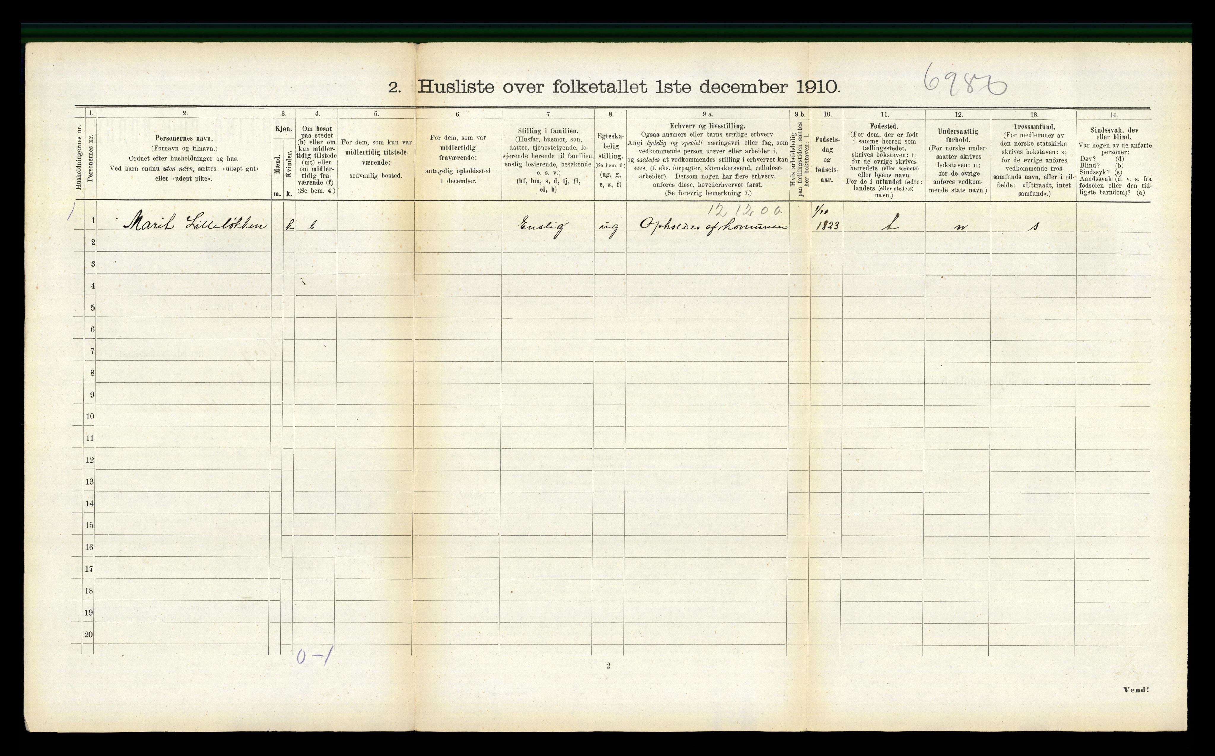 RA, 1910 census for Horg, 1910, p. 359