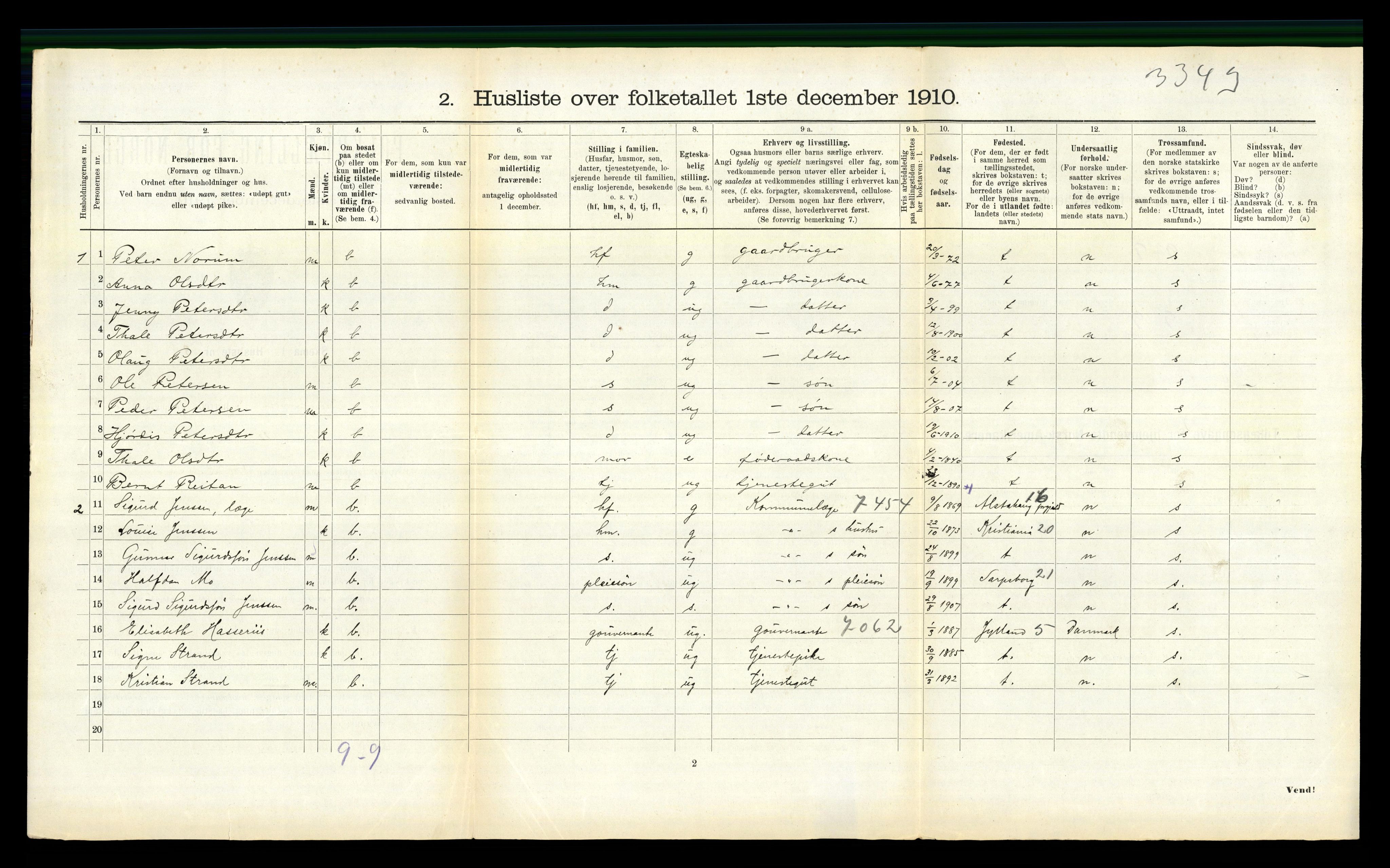 RA, 1910 census for Inderøy, 1910, p. 540