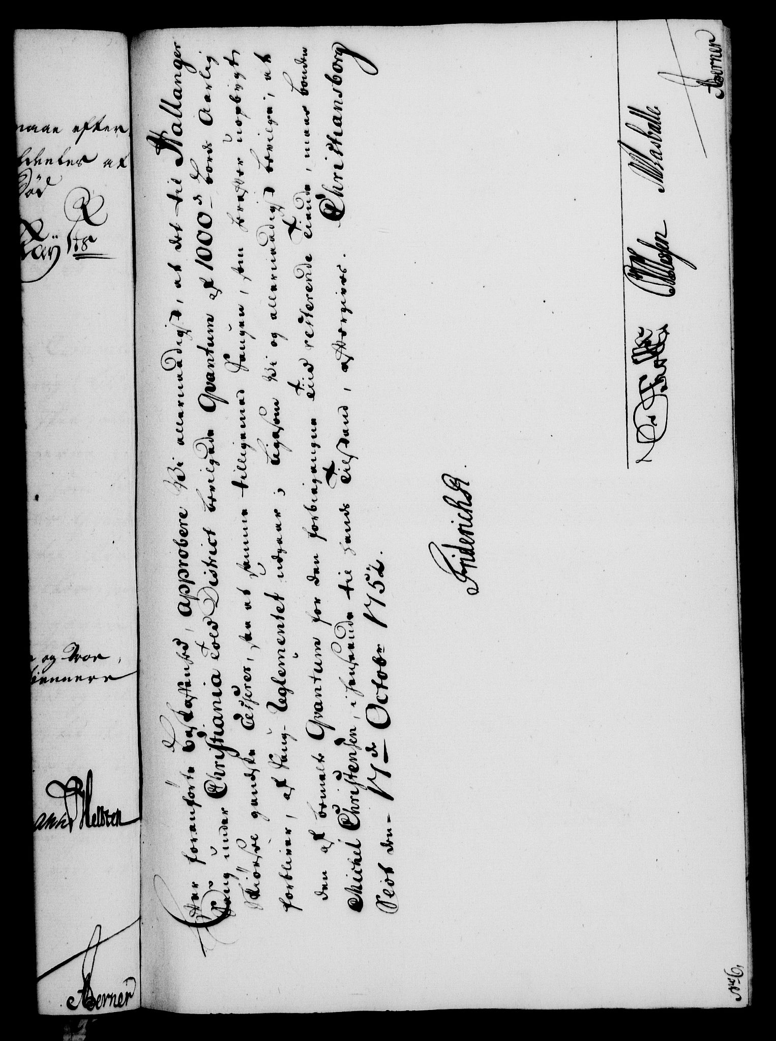 Rentekammeret, Kammerkanselliet, RA/EA-3111/G/Gf/Gfa/L0034: Norsk relasjons- og resolusjonsprotokoll (merket RK 52.34), 1752, p. 584