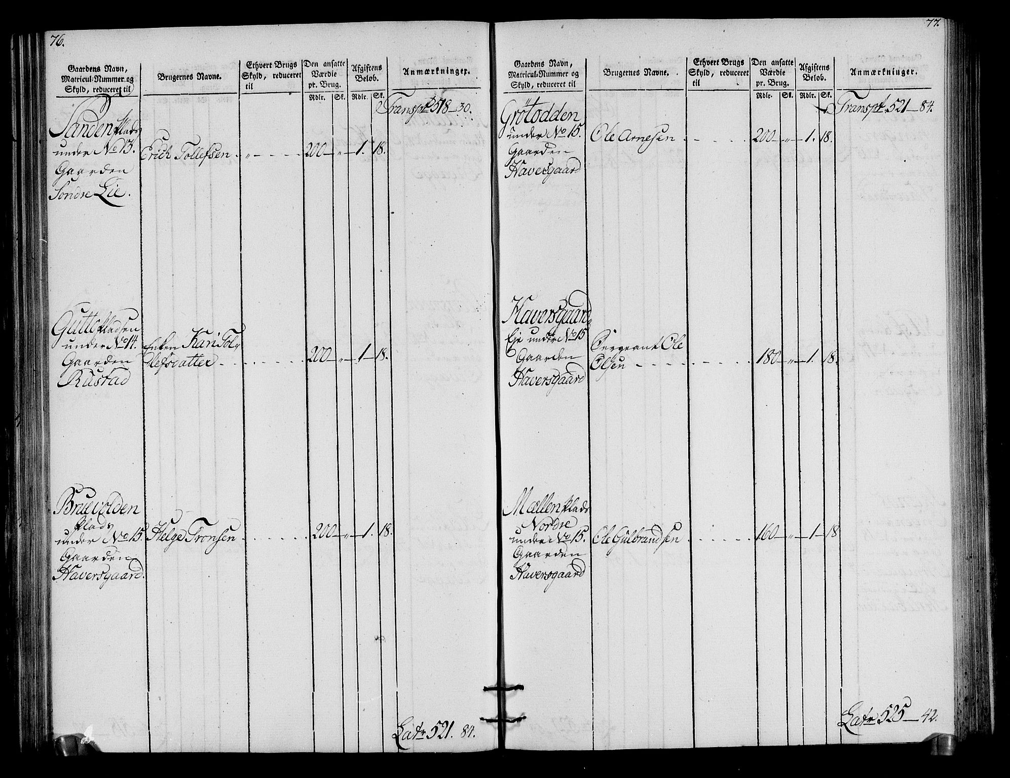 Rentekammeret inntil 1814, Realistisk ordnet avdeling, AV/RA-EA-4070/N/Ne/Nea/L0050: Ringerike og Hallingdal fogderi. Oppebørselsregister for Hallingdal, 1803-1804, p. 42