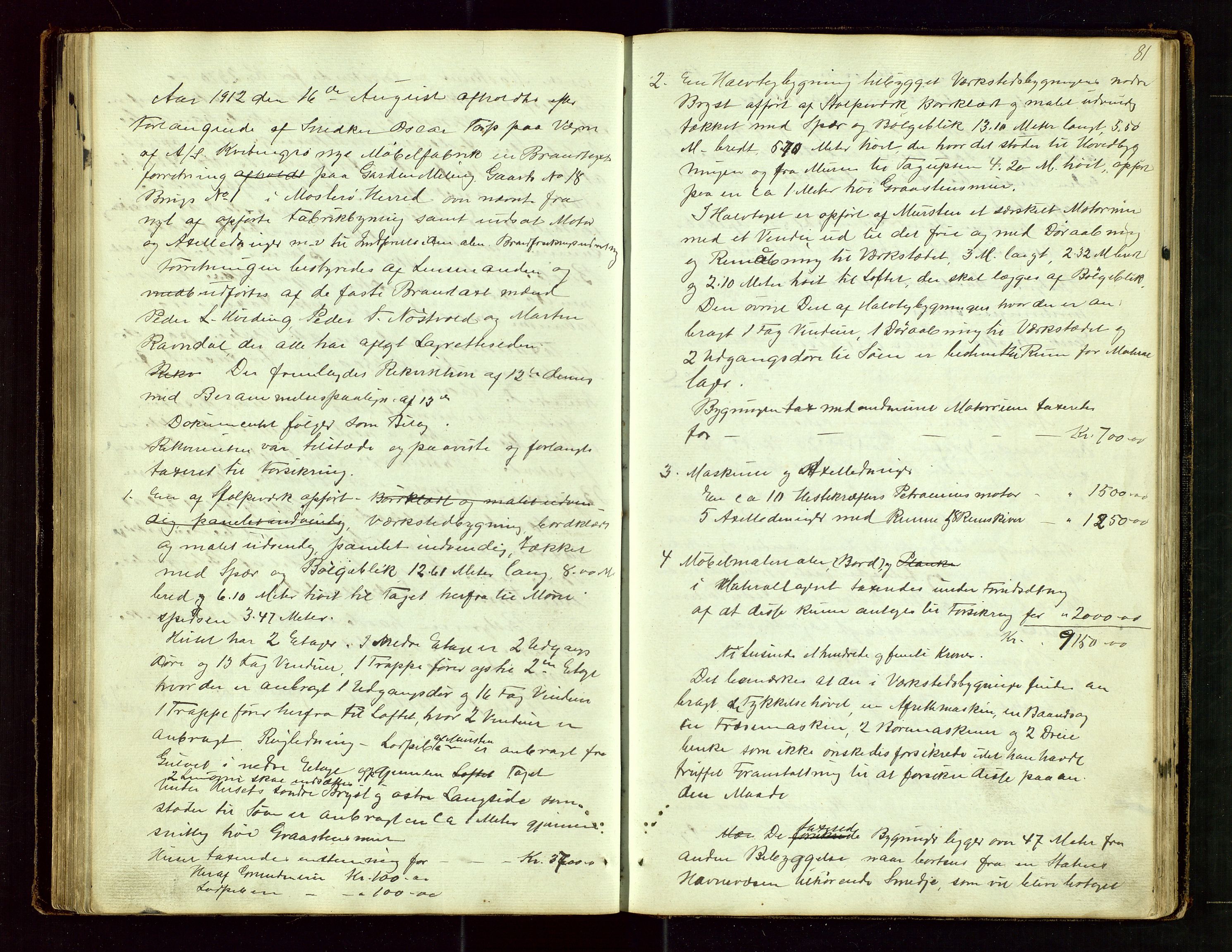 Rennesøy lensmannskontor, AV/SAST-A-100165/Goa/L0001: "Brandtaxations-Protocol for Rennesøe Thinglag", 1846-1923, p. 80b-81a