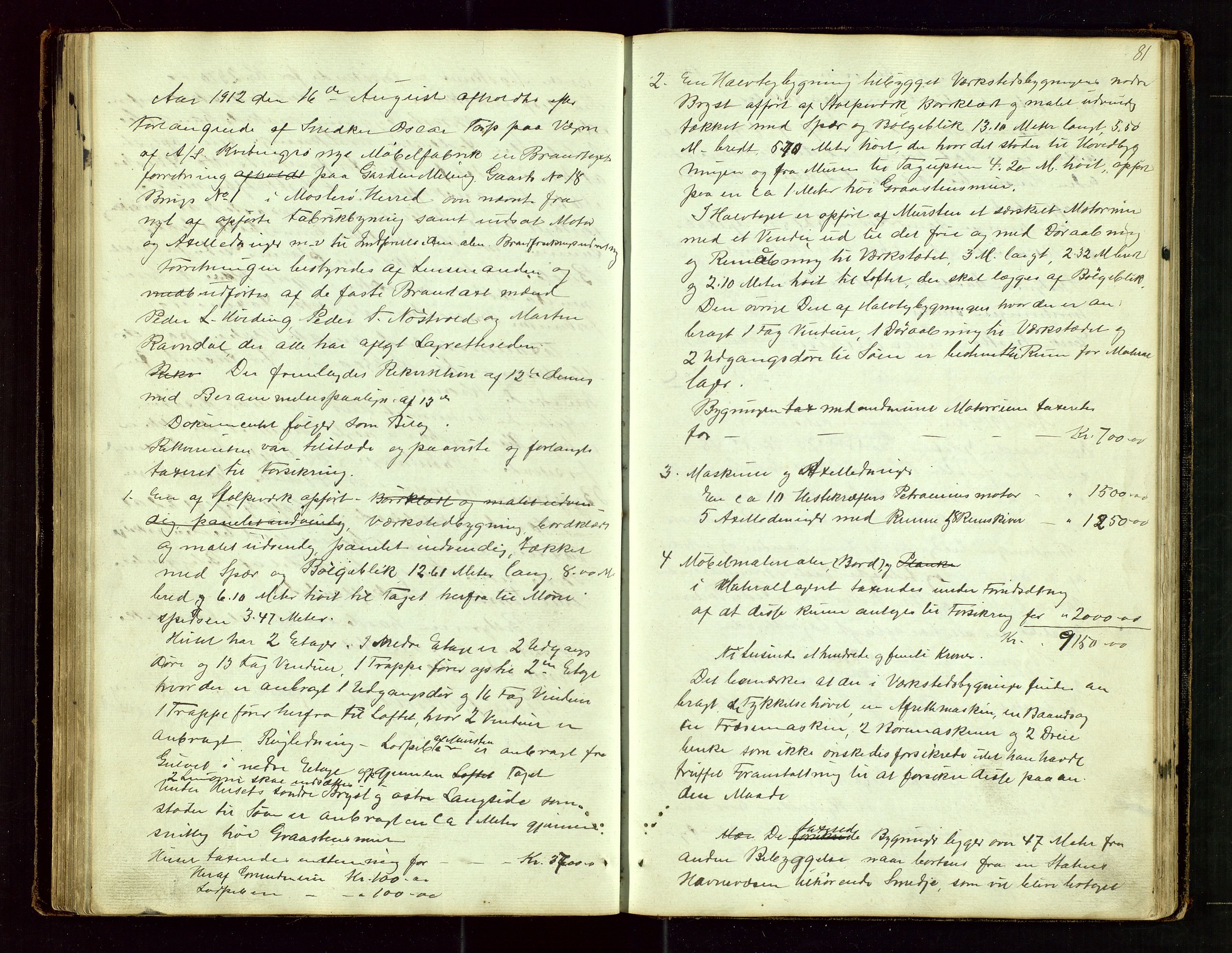 Rennesøy lensmannskontor, SAST/A-100165/Goa/L0001: "Brandtaxations-Protocol for Rennesøe Thinglag", 1846-1923, p. 80b-81a