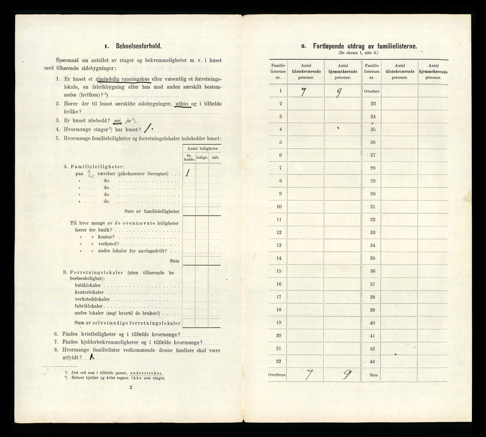 RA, 1910 census for Larvik, 1910, p. 6292