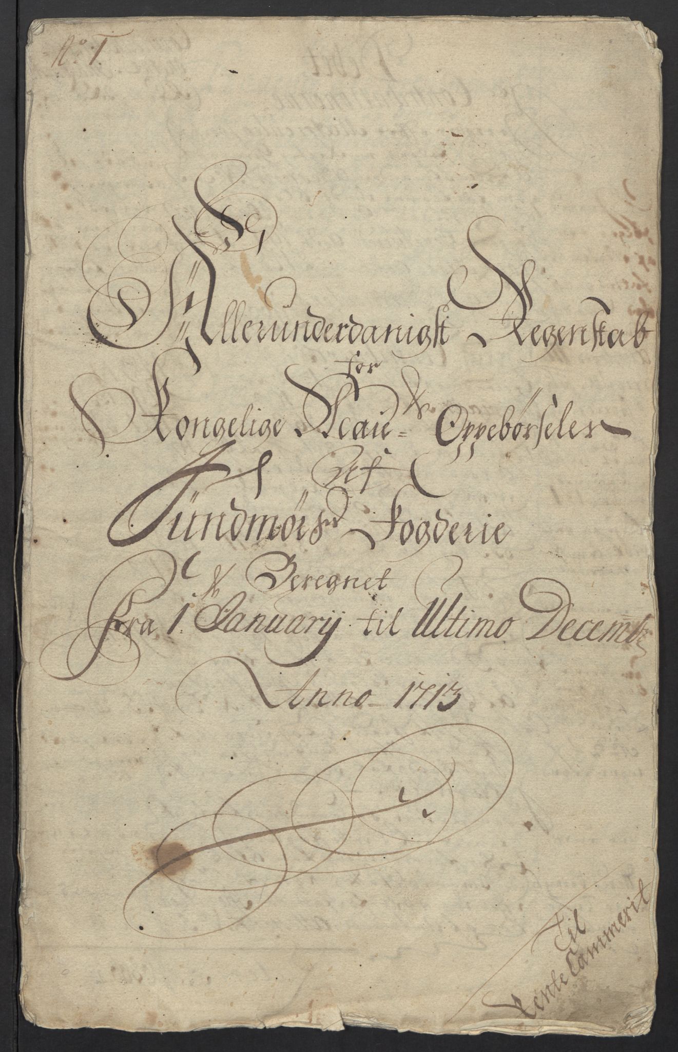 Rentekammeret inntil 1814, Reviderte regnskaper, Fogderegnskap, RA/EA-4092/R54/L3565: Fogderegnskap Sunnmøre, 1712-1713, p. 308