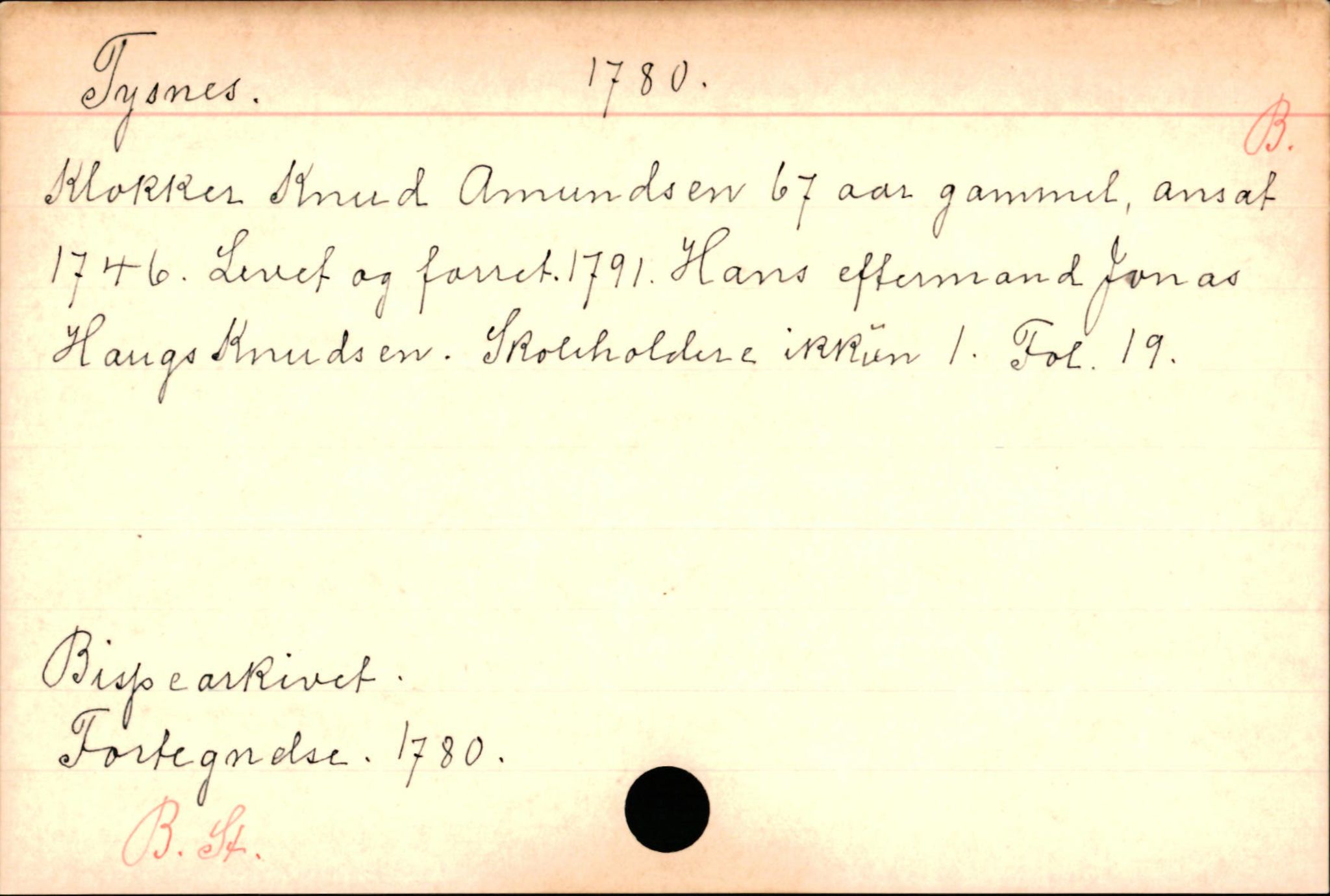 Haugen, Johannes - lærer, AV/SAB-SAB/PA-0036/01/L0001: Om klokkere og lærere, 1521-1904, p. 2552