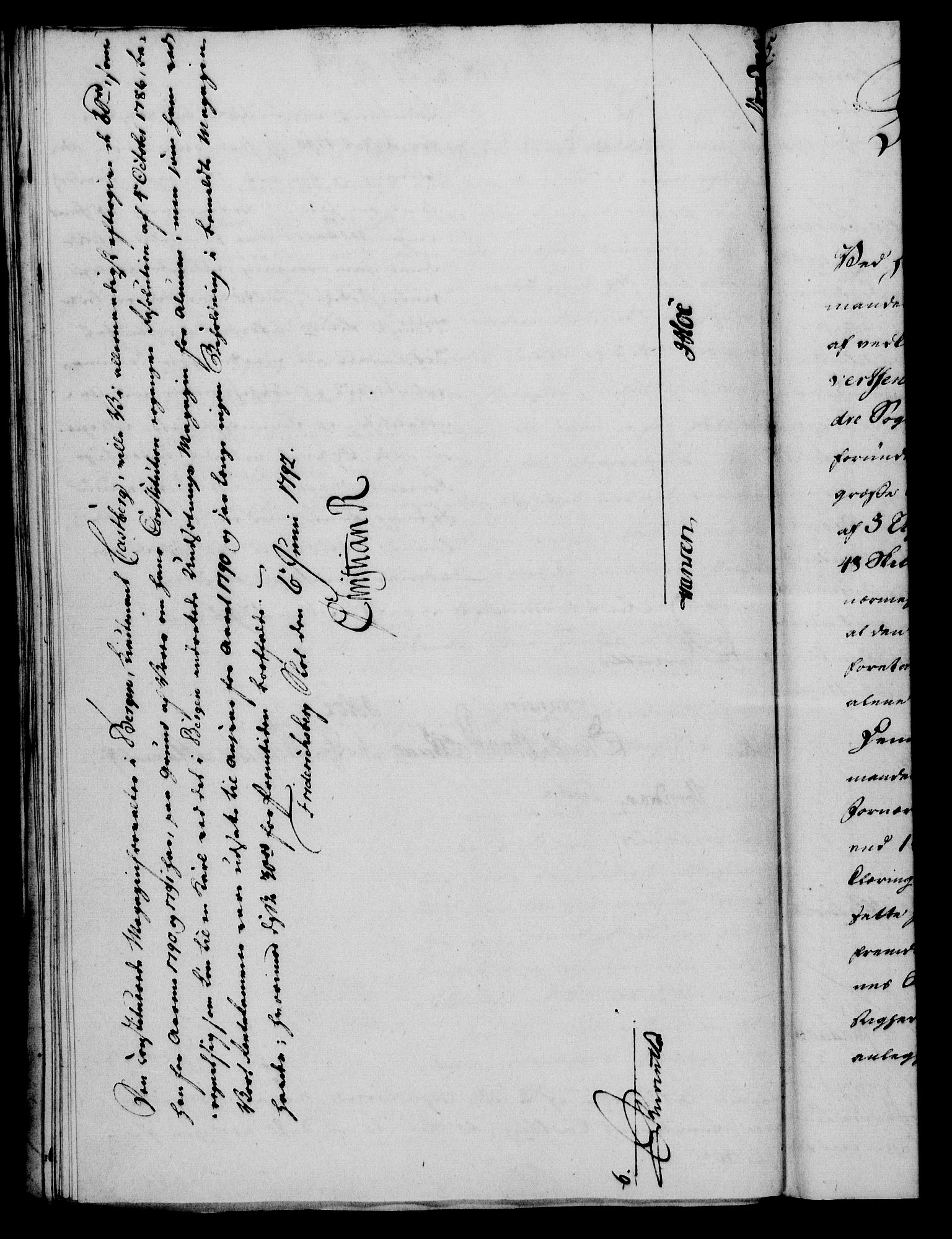 Rentekammeret, Kammerkanselliet, RA/EA-3111/G/Gf/Gfa/L0074: Norsk relasjons- og resolusjonsprotokoll (merket RK 52.74), 1792, p. 261