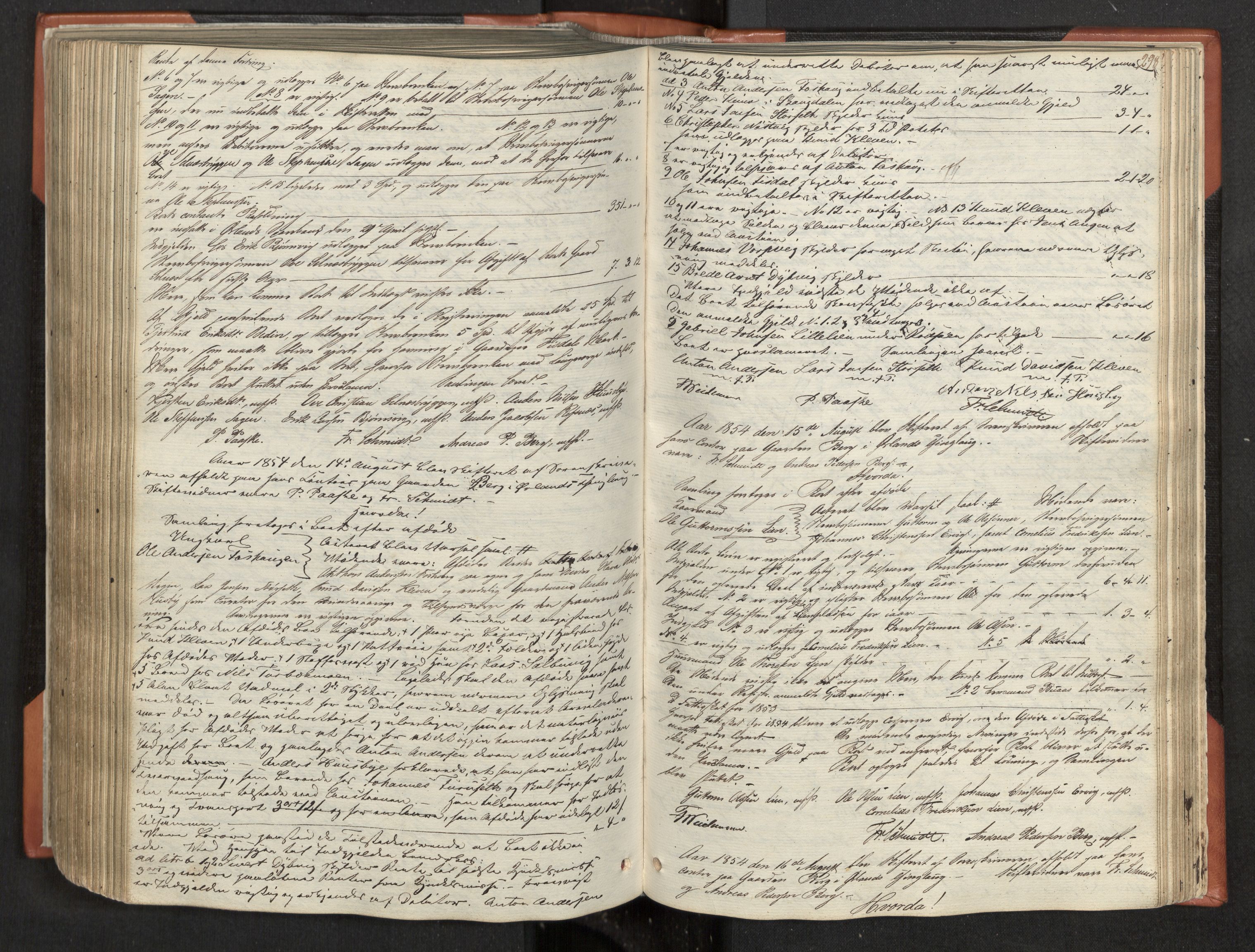 Fosen sorenskriveri, AV/SAT-A-1107/1/3/3B/L0001: Skiftebehandlingsprotokoll, 1845-1858, p. 298