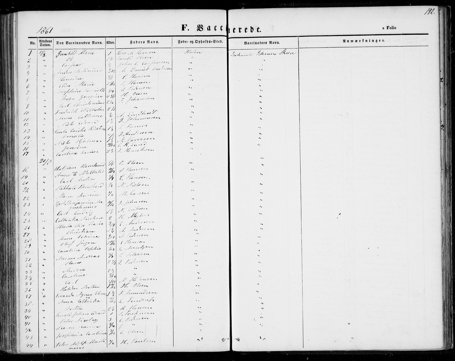 Borre kirkebøker, AV/SAKO-A-338/F/Fa/L0005: Parish register (official) no. I 5, 1845-1851, p. 192