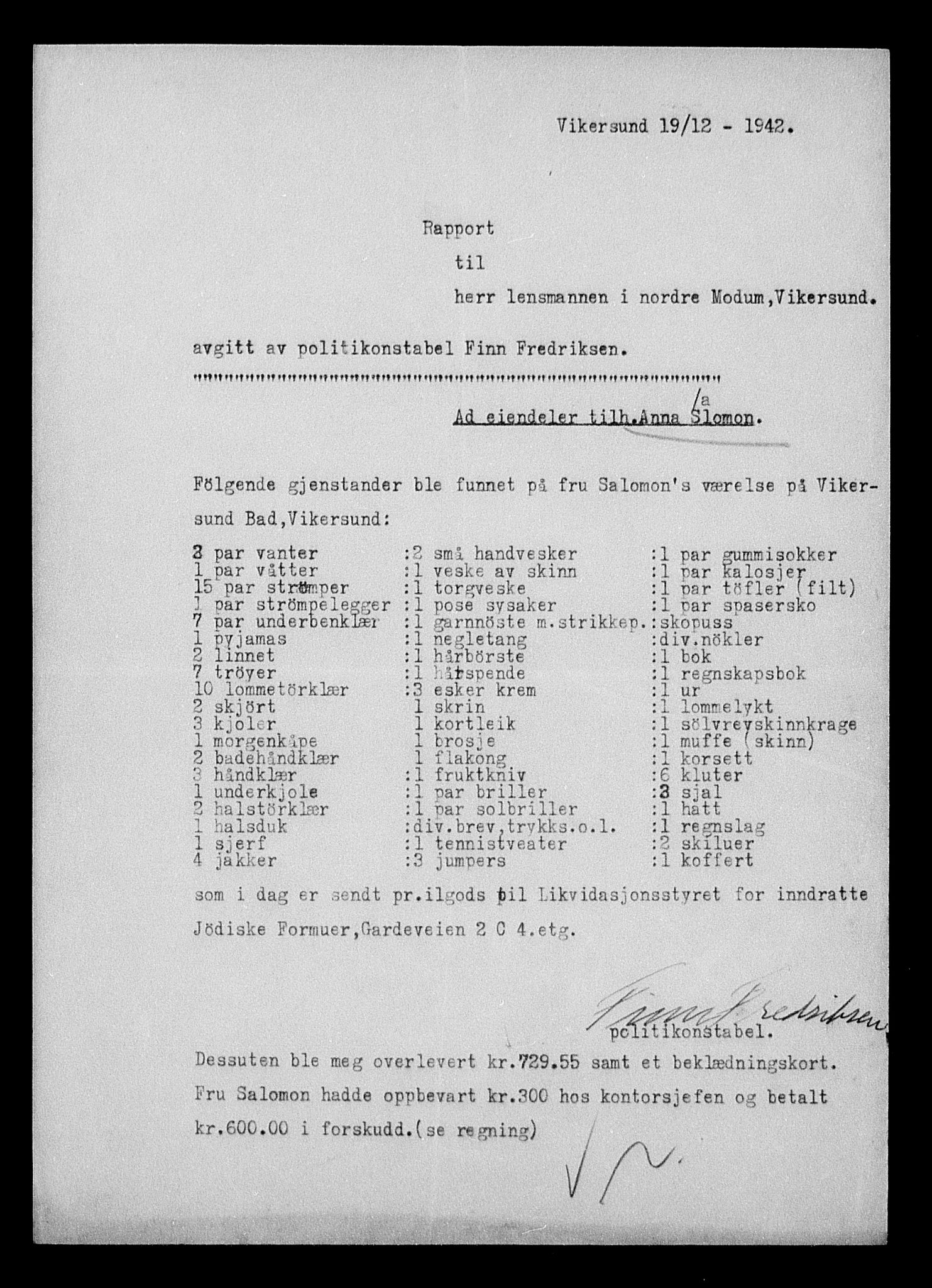 Justisdepartementet, Tilbakeføringskontoret for inndratte formuer, AV/RA-S-1564/H/Hc/Hcc/L0976: --, 1945-1947, p. 290