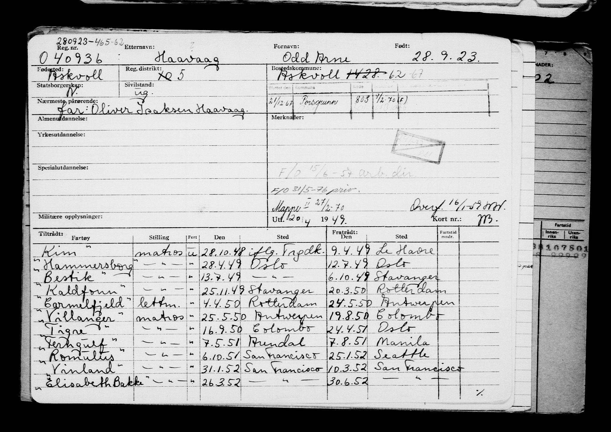 Direktoratet for sjømenn, AV/RA-S-3545/G/Gb/L0223: Hovedkort, 1923, p. 419