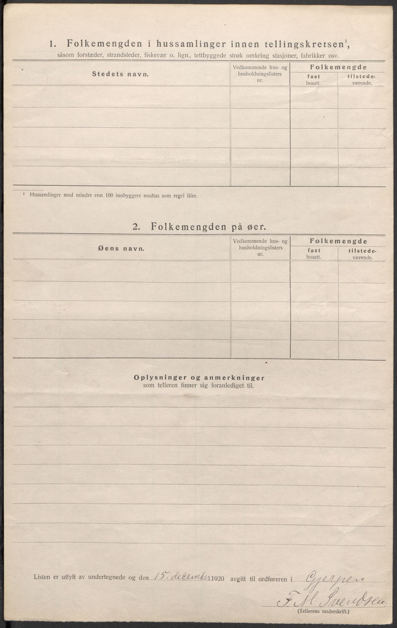 SAKO, 1920 census for Gjerpen, 1920, p. 24