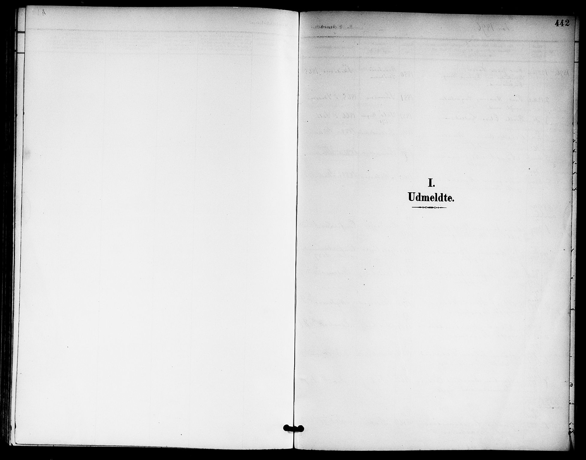 Skedsmo prestekontor Kirkebøker, SAO/A-10033a/G/Ga/L0005a: Parish register (copy) no. I 5A, 1896-1901, p. 442