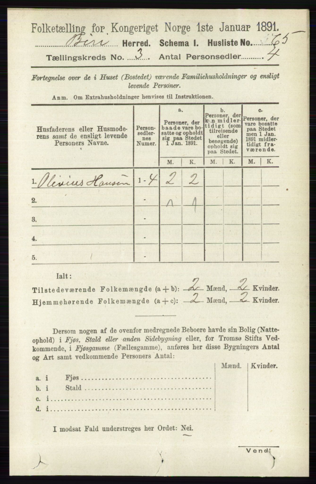 RA, 1891 census for 0525 Biri, 1891, p. 895