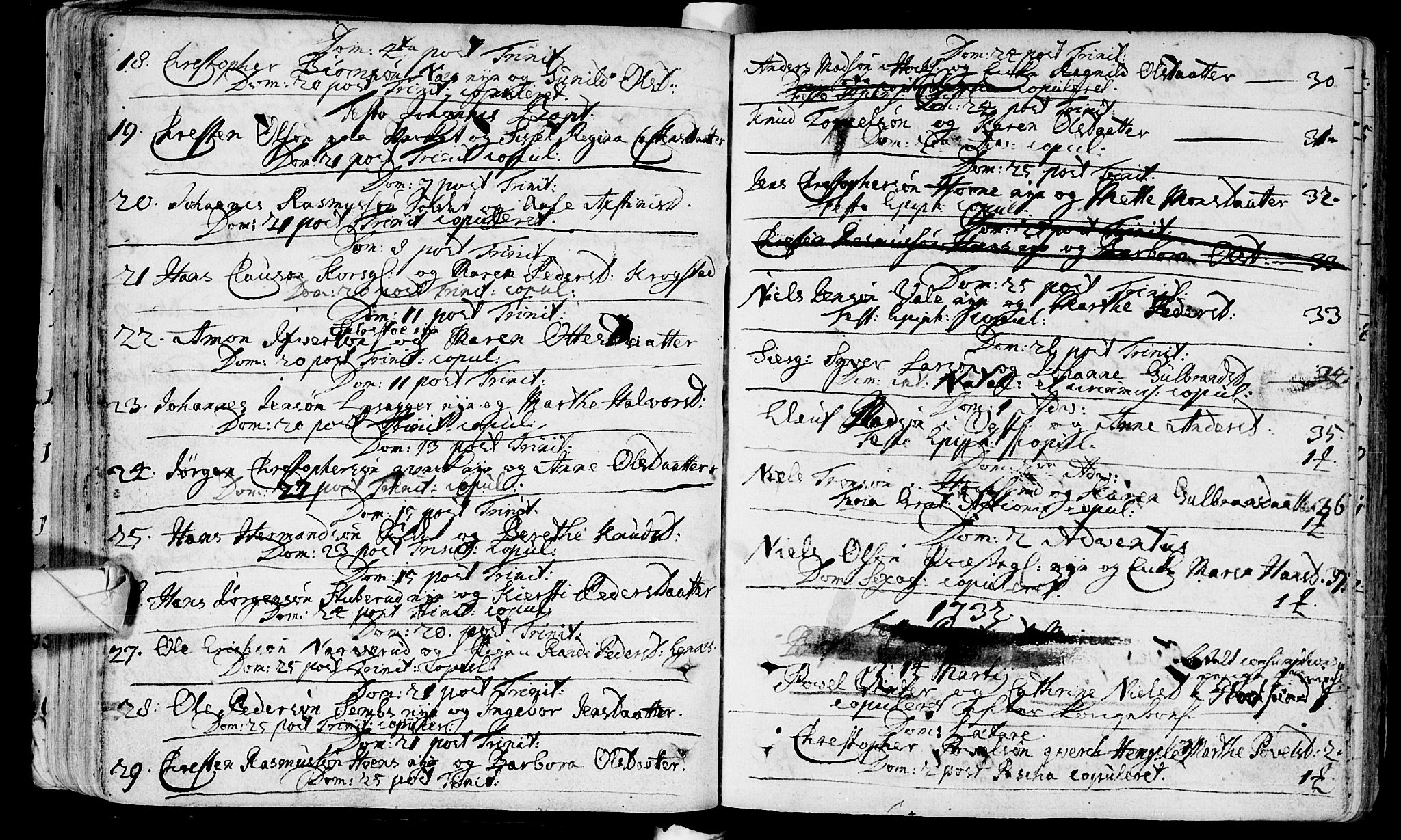 Eiker kirkebøker, SAKO/A-4/F/Fa/L0005: Parish register (official) no. I 5 /1, 1705-1759