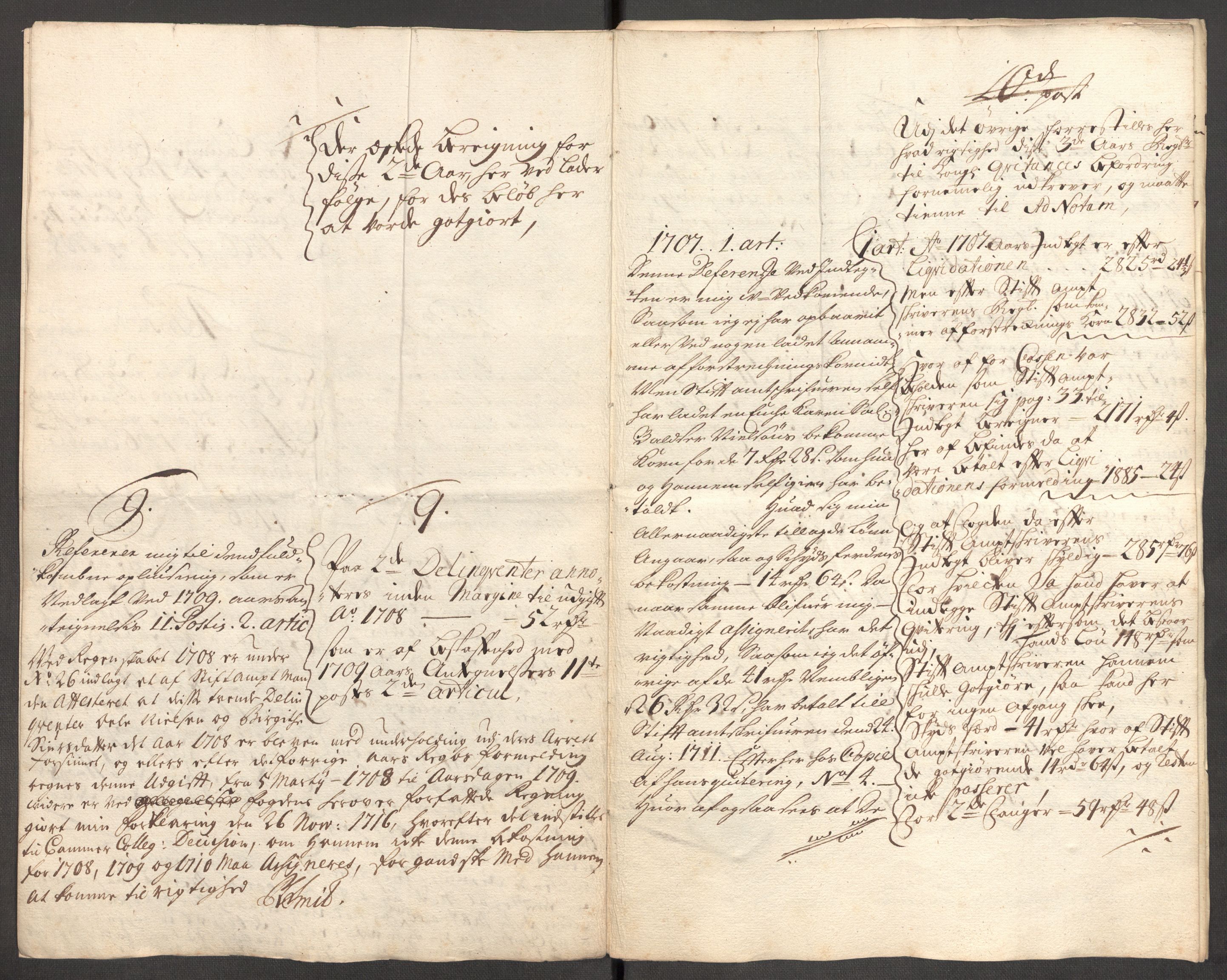 Rentekammeret inntil 1814, Reviderte regnskaper, Fogderegnskap, AV/RA-EA-4092/R64/L4431: Fogderegnskap Namdal, 1709-1710, p. 254