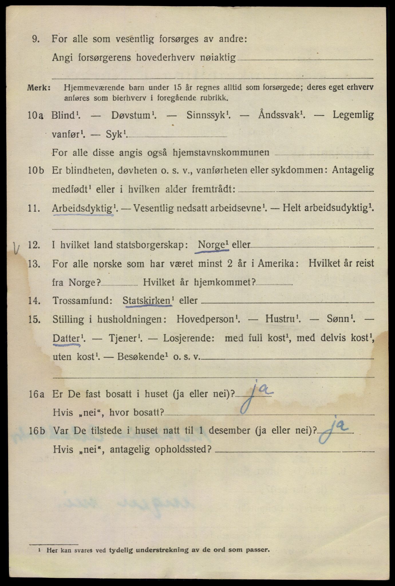 SAO, 1920 census for Kristiania, 1920, p. 400430