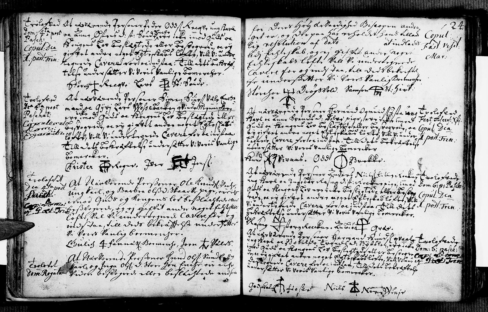 Voss sokneprestembete, AV/SAB-A-79001/H/Haa: Parish register (official) no. A 2, 1709-1730, p. 24