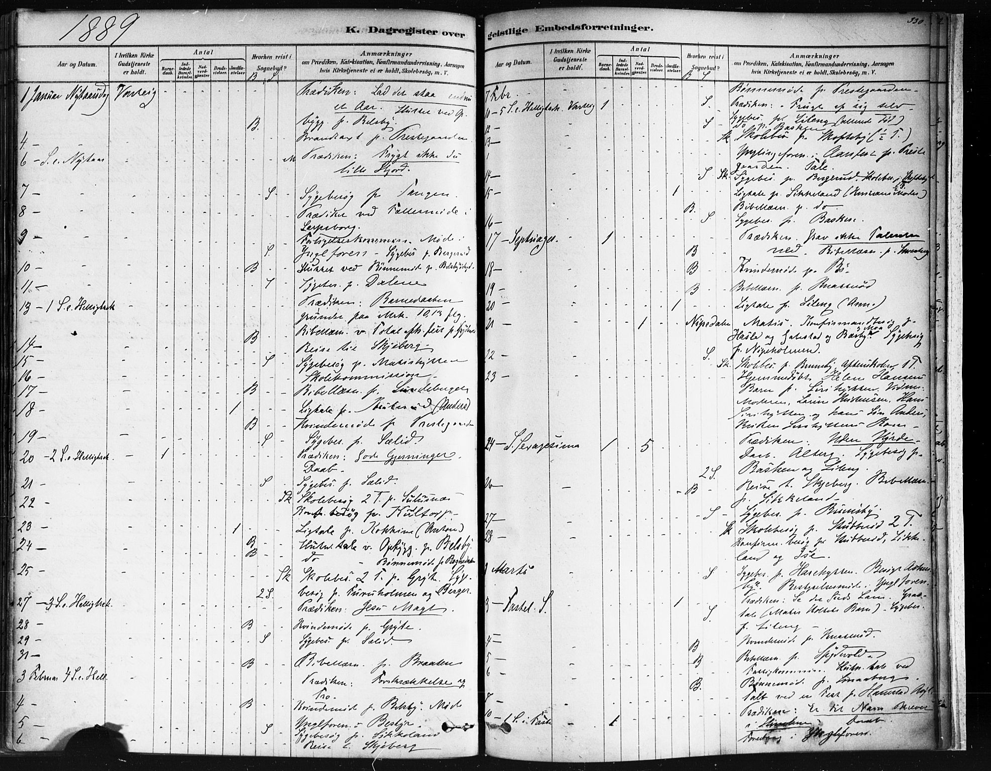 Varteig prestekontor Kirkebøker, SAO/A-10447a/F/Fa/L0002: Parish register (official) no. 2, 1878-1899, p. 330