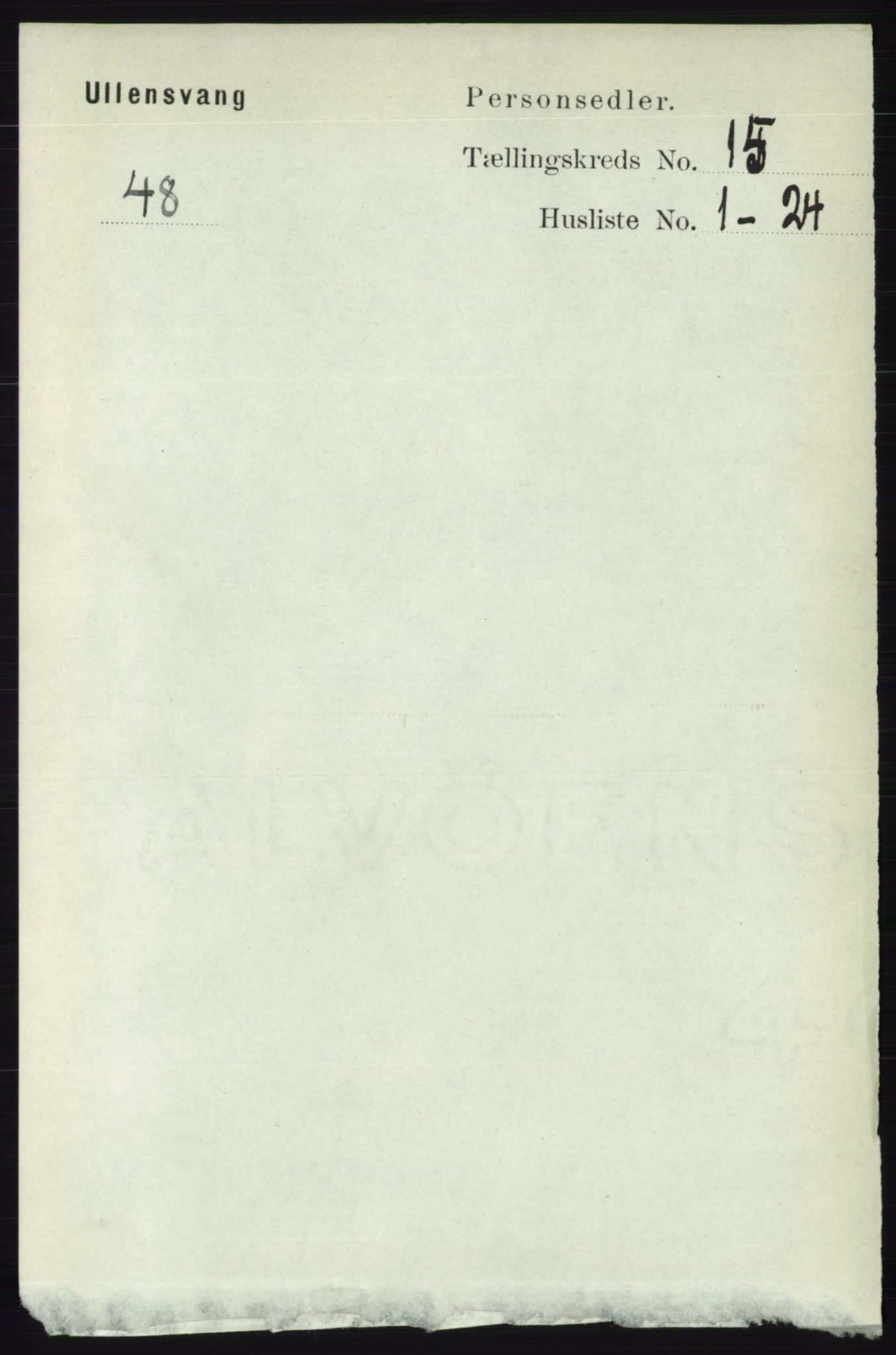 RA, 1891 census for 1230 Ullensvang, 1891, p. 5900