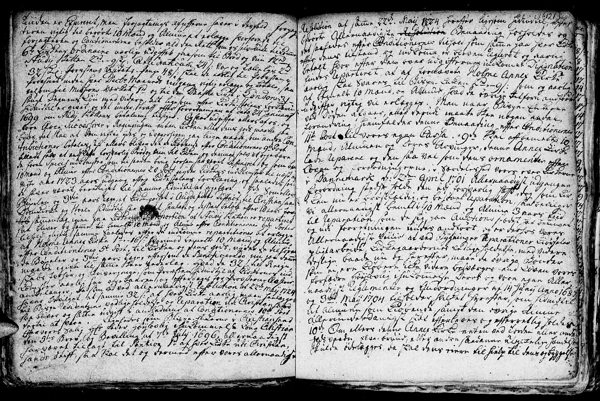 Holum sokneprestkontor, AV/SAK-1111-0022/F/Fb/Fba/L0001: Parish register (copy) no. B 1 /1, 1770-1820, p. 121