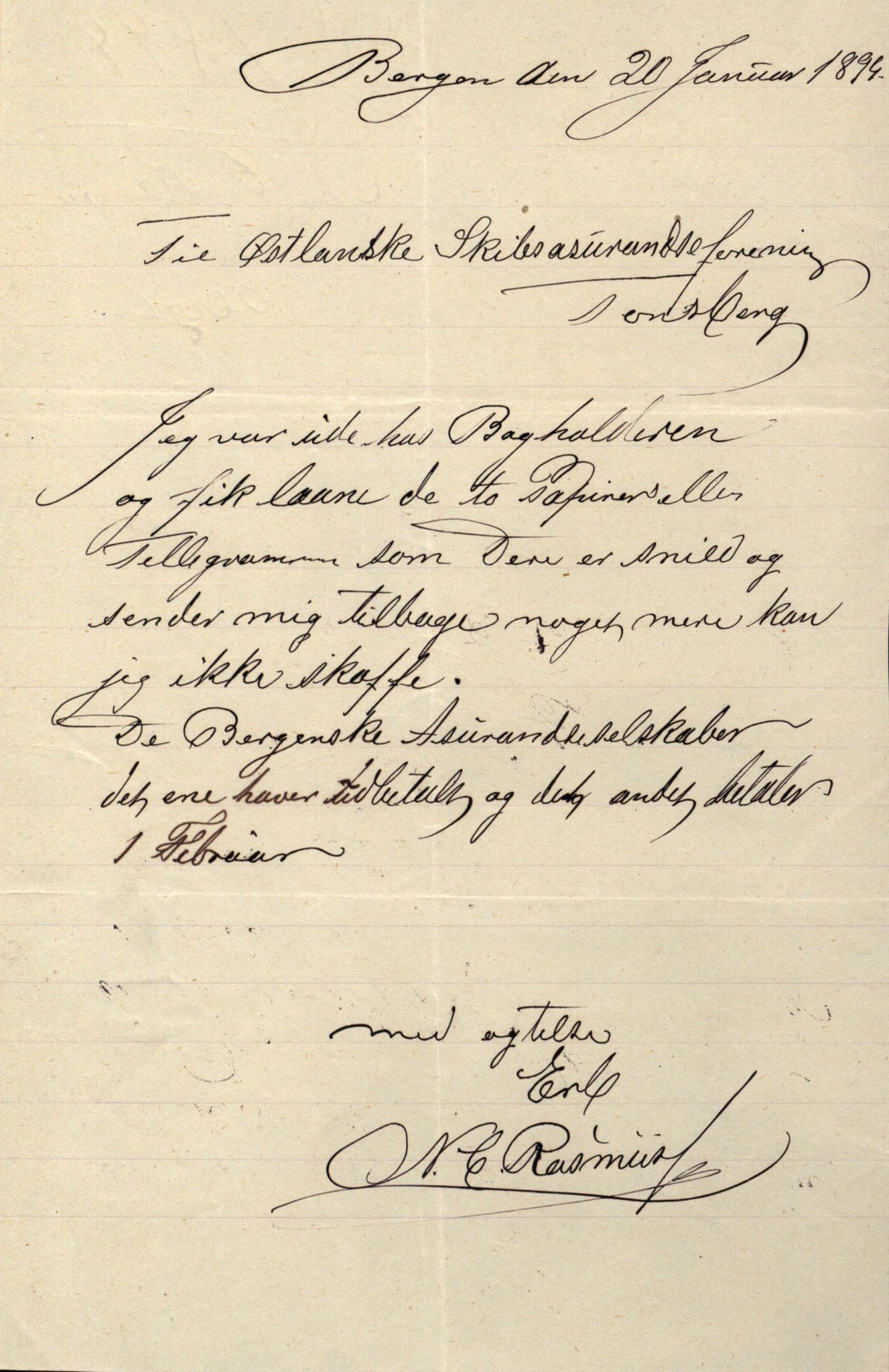 Pa 63 - Østlandske skibsassuranceforening, VEMU/A-1079/G/Ga/L0030/0008: Havaridokumenter / Skjoldmoen, Dalerne, Union, 1894, p. 160