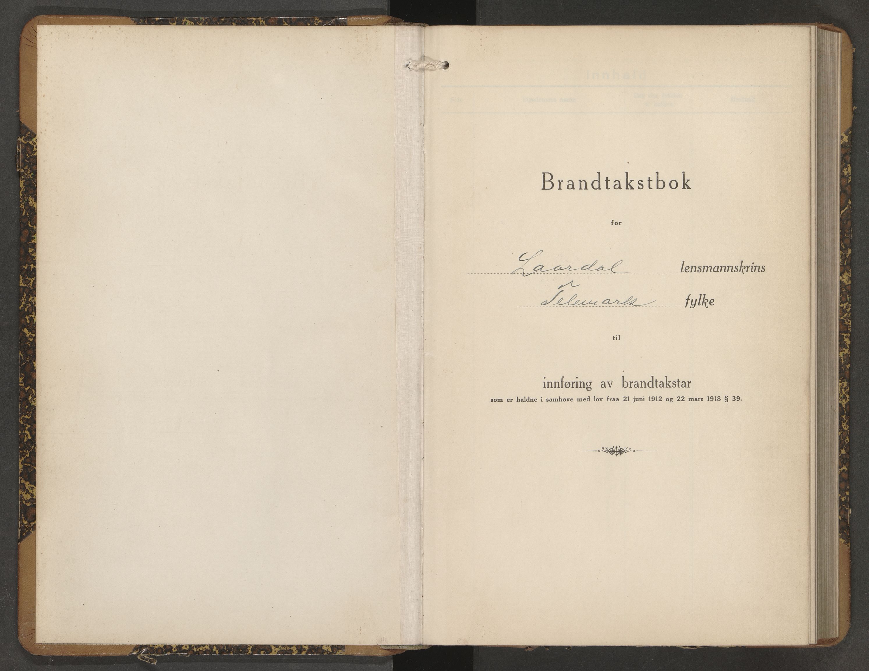 Lårdal lensmannskontor, AV/SAKO-A-564/Y/Yb/Ybb/L0005: Skjematakstprotokoll, 1930-1939