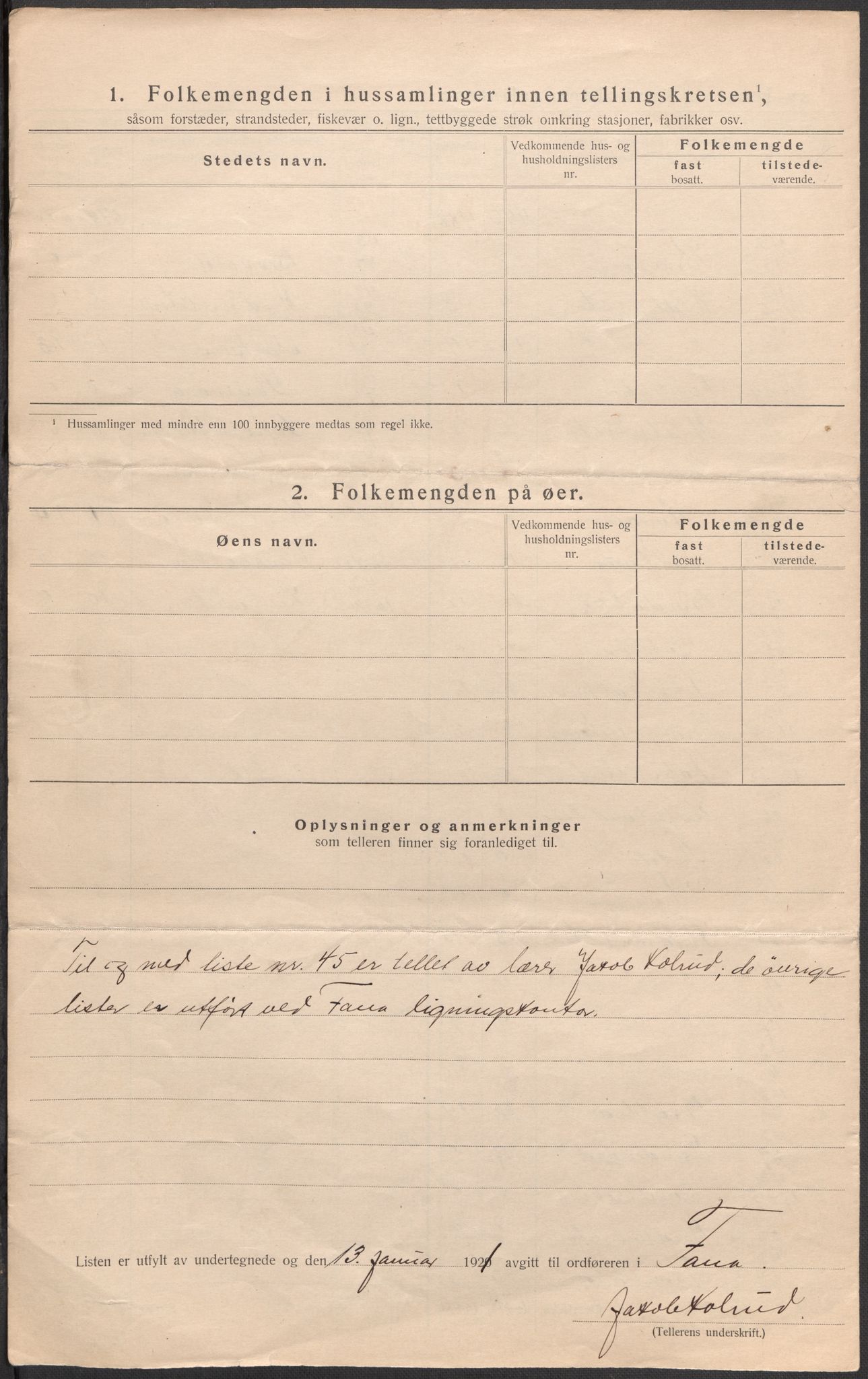 SAB, 1920 census for Fana, 1920, p. 24