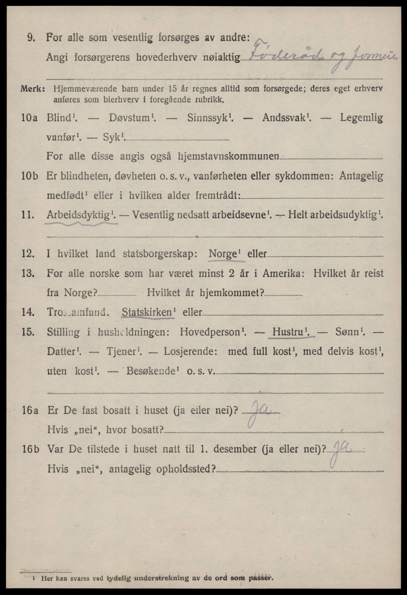 SAT, 1920 census for Aukra, 1920, p. 3270