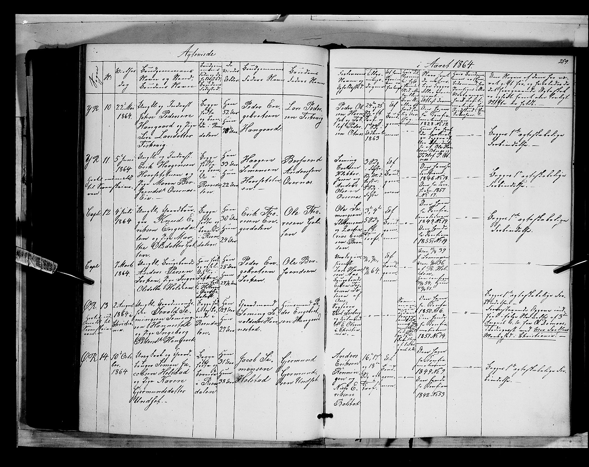 Rendalen prestekontor, AV/SAH-PREST-054/H/Ha/Haa/L0005: Parish register (official) no. 5, 1853-1866, p. 259