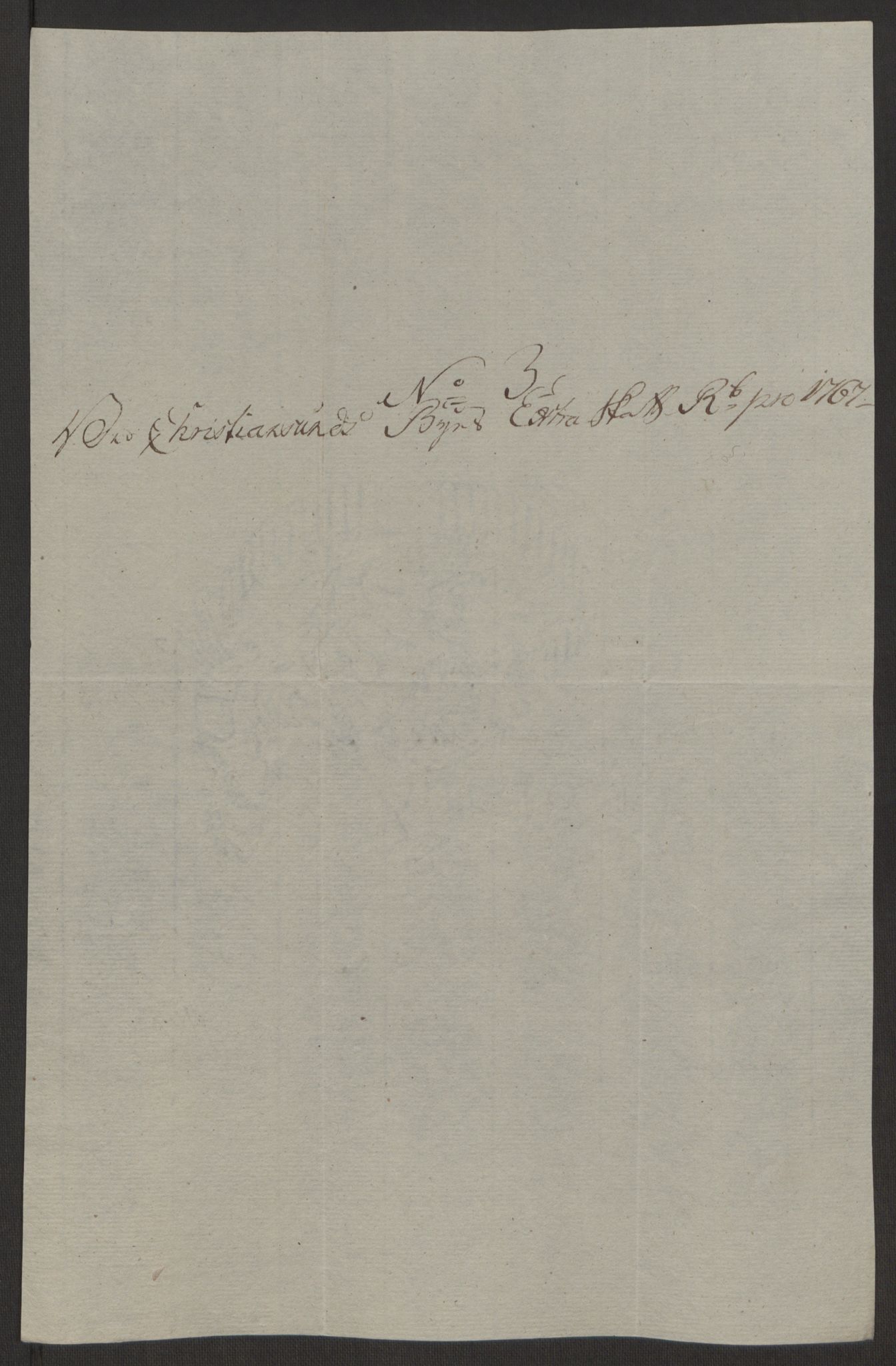 Rentekammeret inntil 1814, Reviderte regnskaper, Byregnskaper, AV/RA-EA-4066/R/Rr/L0495/0004: [R1] Kontribusjonsregnskap / Ekstraskatt, 1762-1772, p. 142