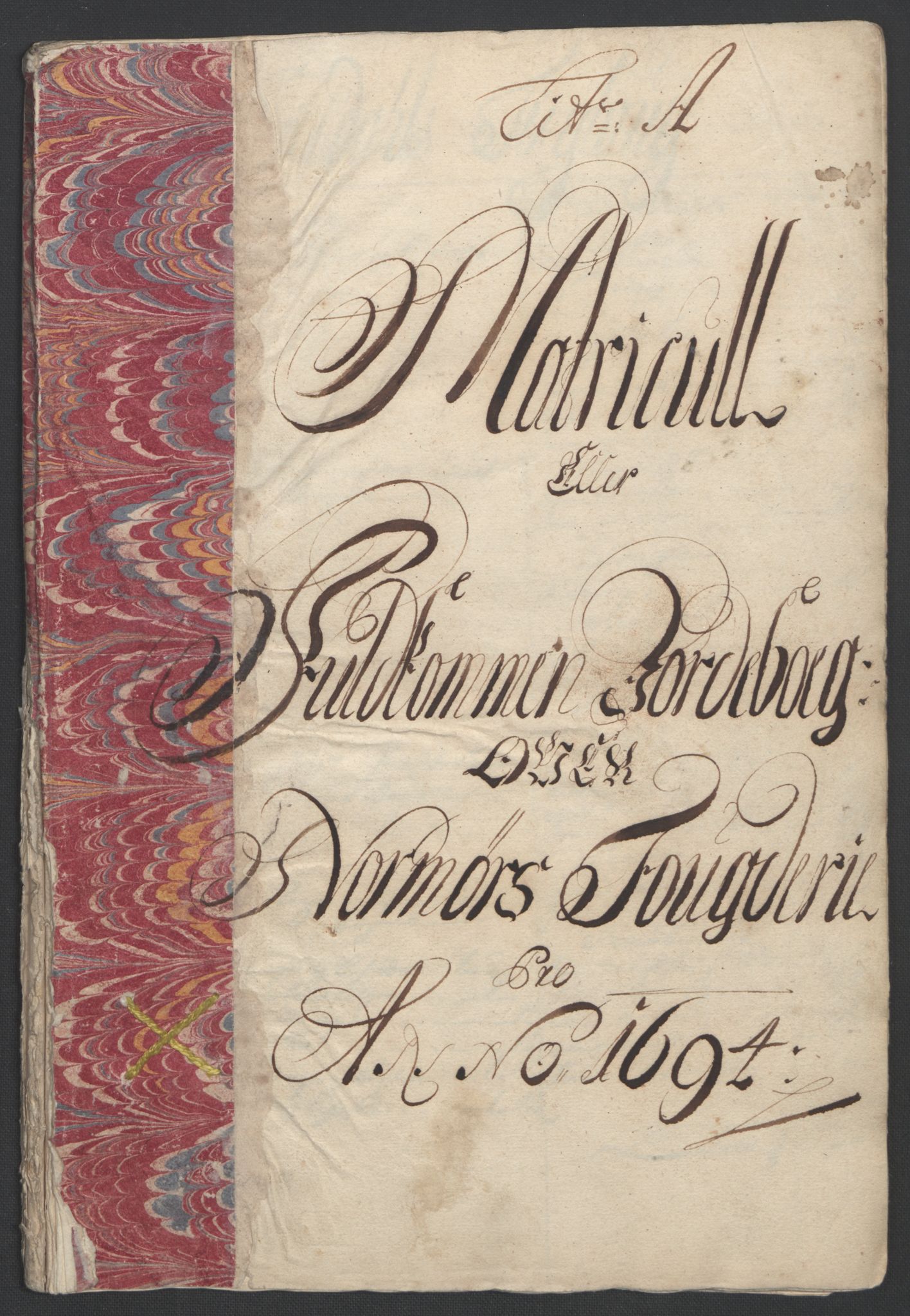 Rentekammeret inntil 1814, Reviderte regnskaper, Fogderegnskap, RA/EA-4092/R56/L3736: Fogderegnskap Nordmøre, 1694-1696, p. 11