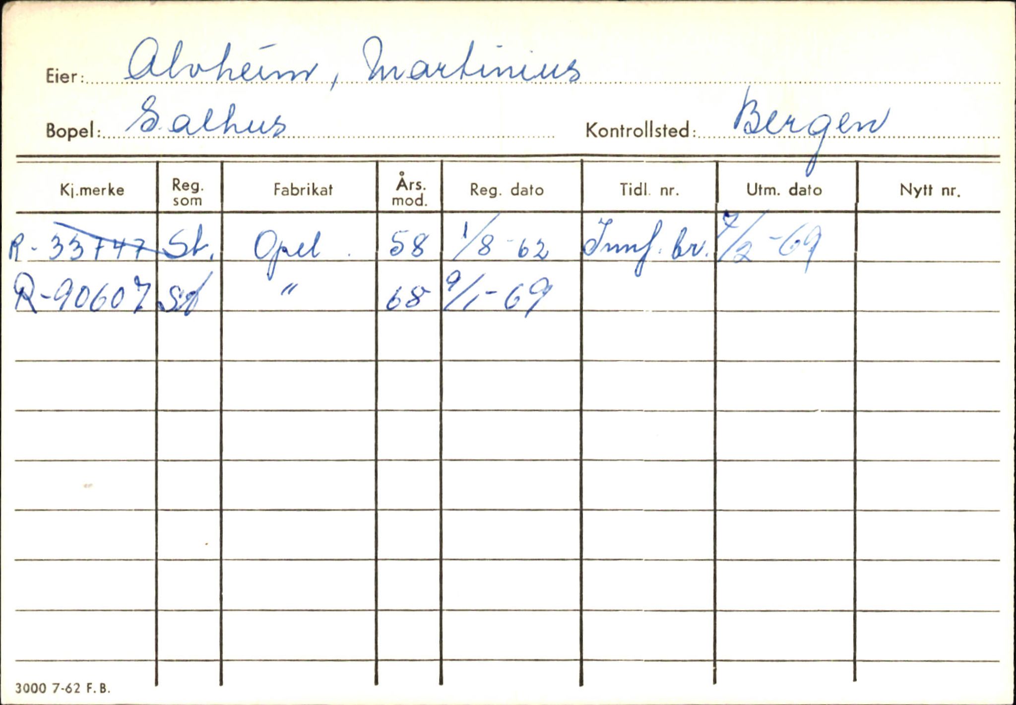 Statens vegvesen, Hordaland vegkontor, AV/SAB-A-5201/2/Ha/L0001: R-eierkort A, 1920-1971, p. 679