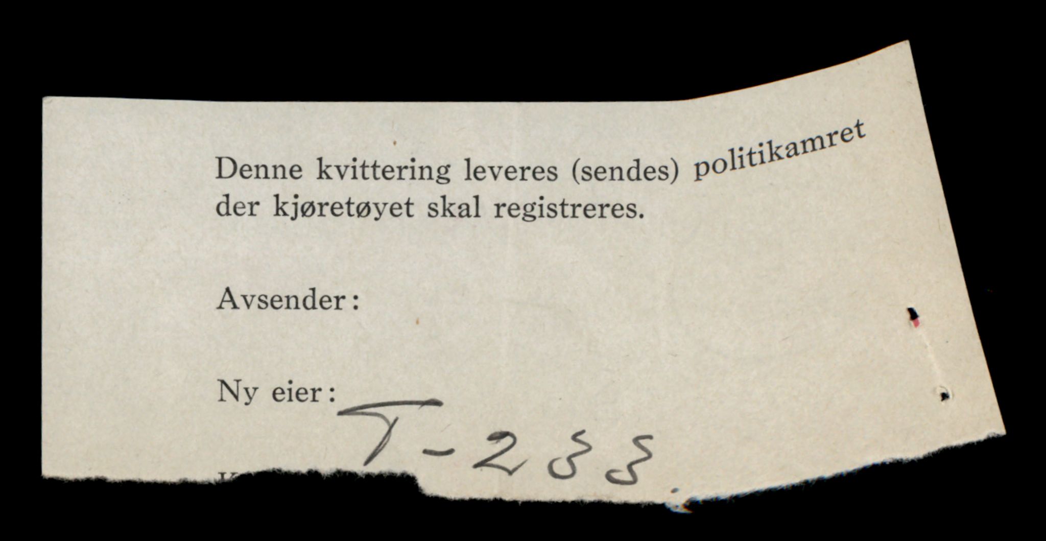 Møre og Romsdal vegkontor - Ålesund trafikkstasjon, AV/SAT-A-4099/F/Fe/L0003: Registreringskort for kjøretøy T 232 - T 340, 1927-1998, p. 46