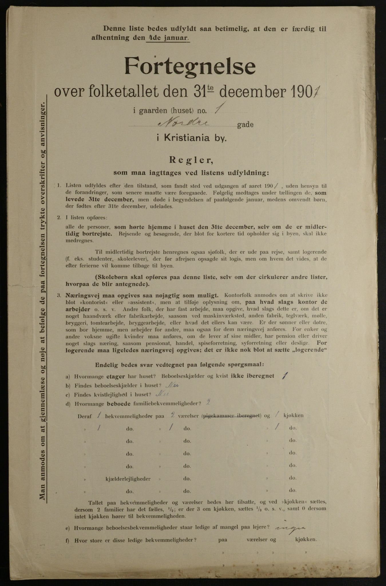 OBA, Municipal Census 1901 for Kristiania, 1901, p. 11203