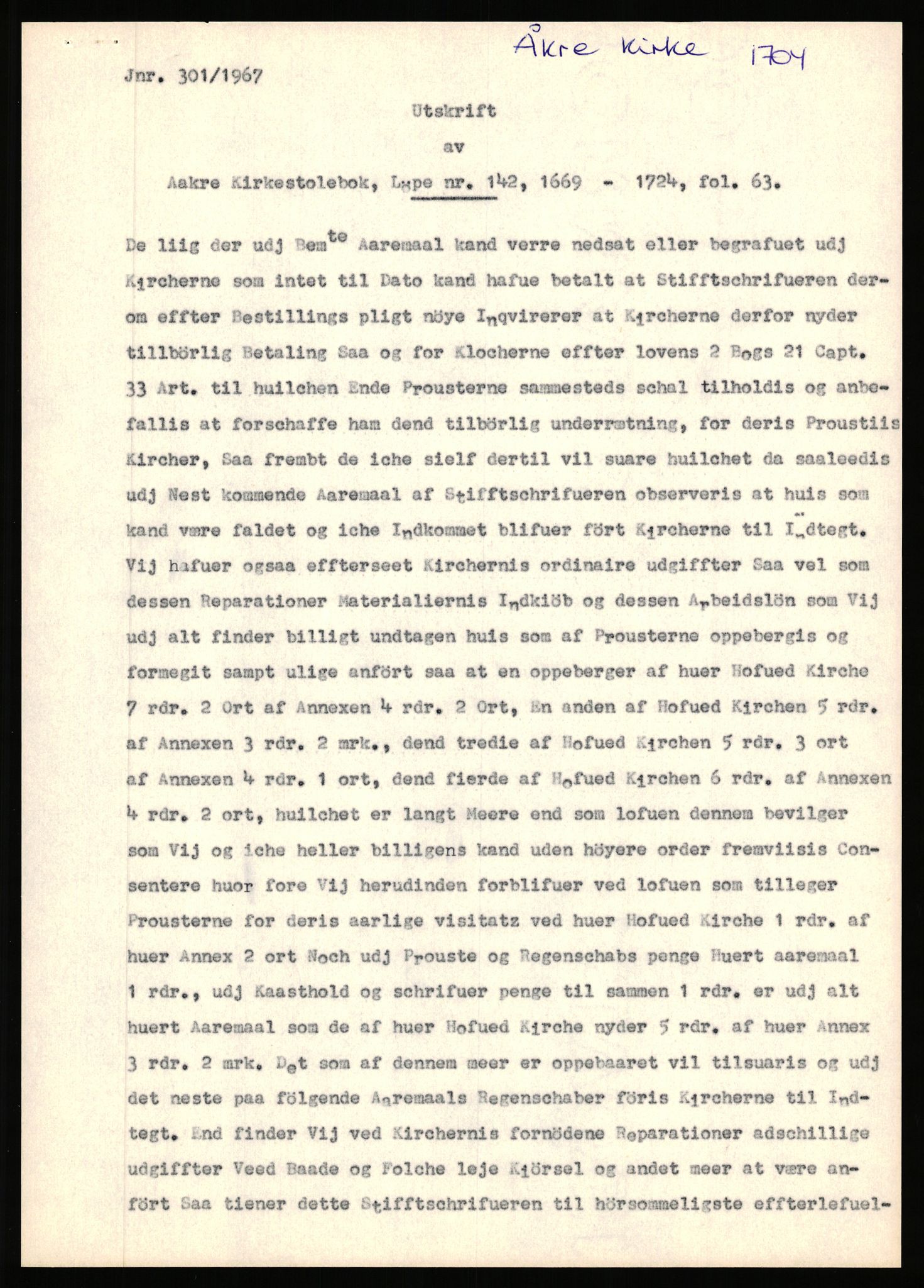 Statsarkivet i Stavanger, AV/SAST-A-101971/03/Y/Yj/L0099: Avskrifter sortert etter gårdsnavn: Østerhus - Åkre, 1750-1930, p. 425