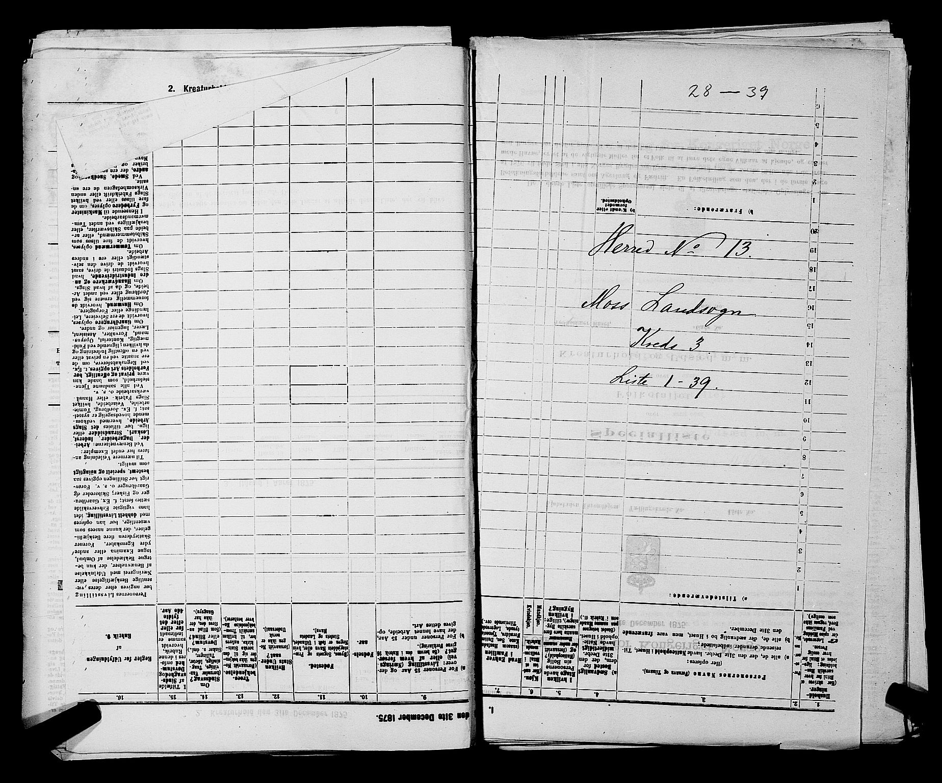 RA, 1875 census for 0194L Moss/Moss, 1875, p. 271