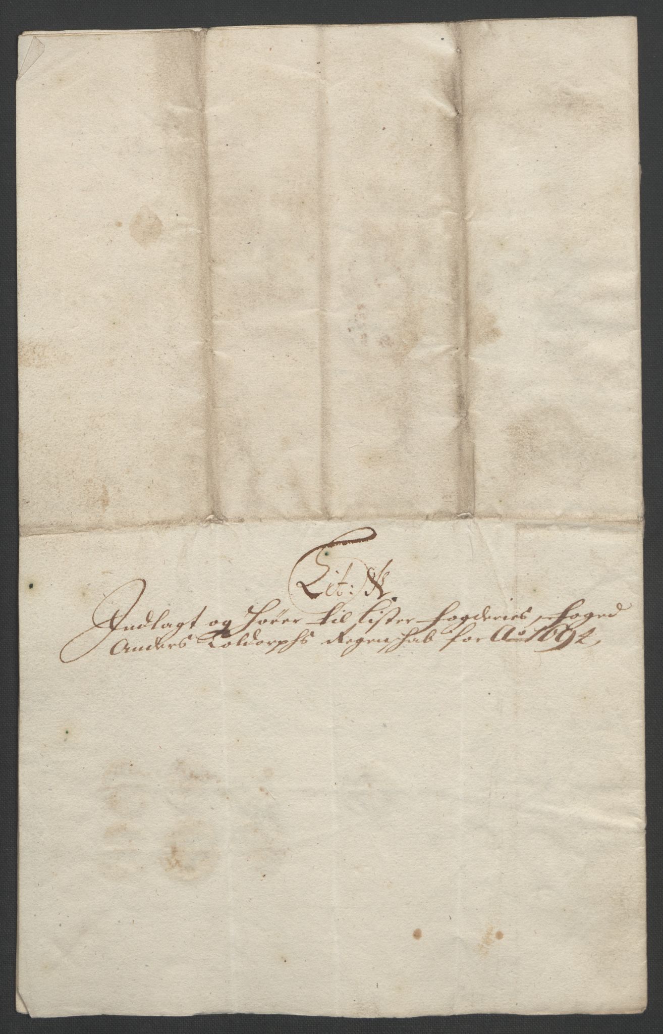 Rentekammeret inntil 1814, Reviderte regnskaper, Fogderegnskap, AV/RA-EA-4092/R43/L2545: Fogderegnskap Lista og Mandal, 1694-1695, p. 100