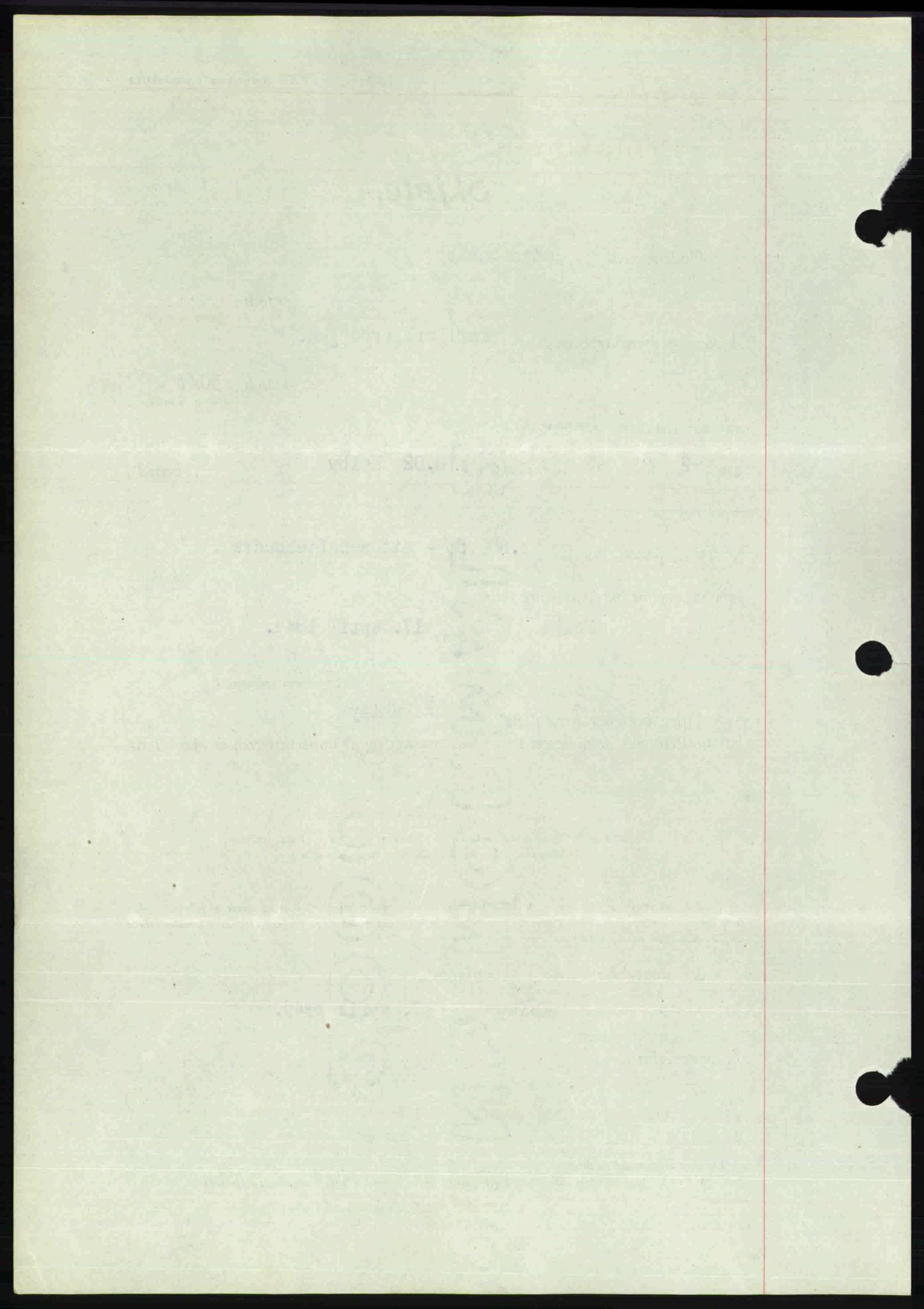 Toten tingrett, SAH/TING-006/H/Hb/Hbc/L0013: Mortgage book no. Hbc-13, 1945-1945, Diary no: : 630/1945