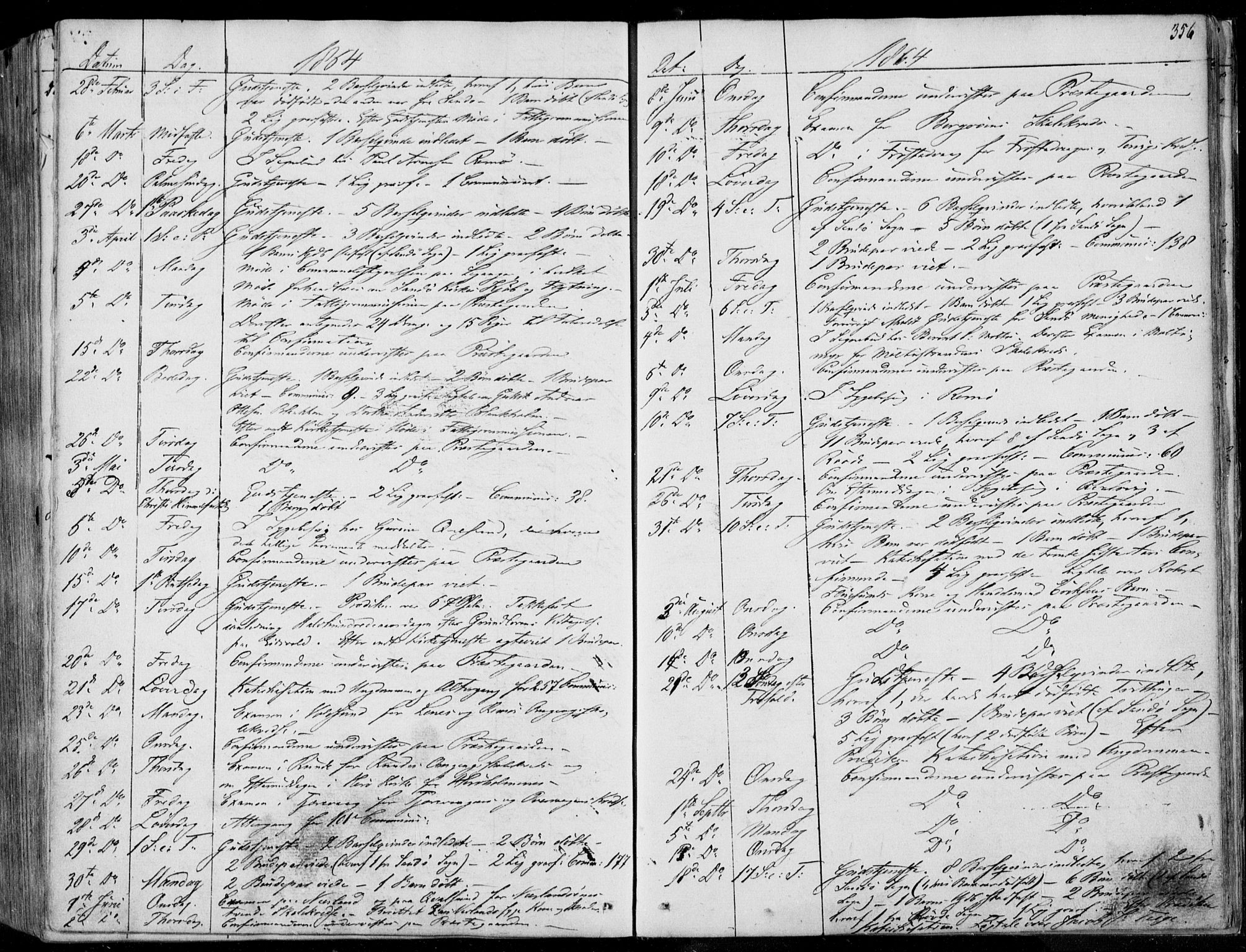 Ministerialprotokoller, klokkerbøker og fødselsregistre - Møre og Romsdal, AV/SAT-A-1454/507/L0070: Parish register (official) no. 507A05, 1842-1873, p. 356