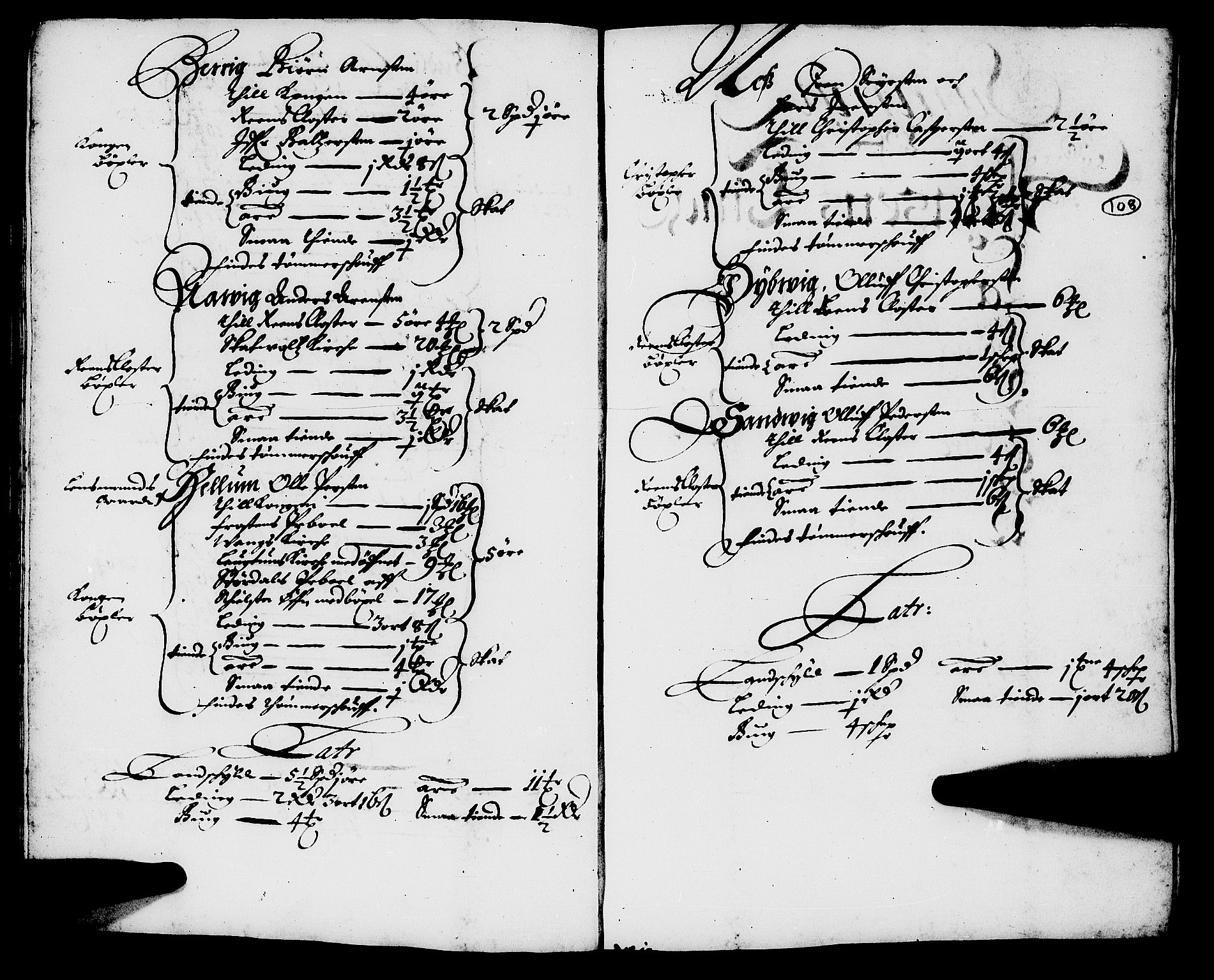 Rentekammeret inntil 1814, Realistisk ordnet avdeling, AV/RA-EA-4070/N/Nb/Nba/L0054: Stjørdal len, 1669, p. 107b-108a