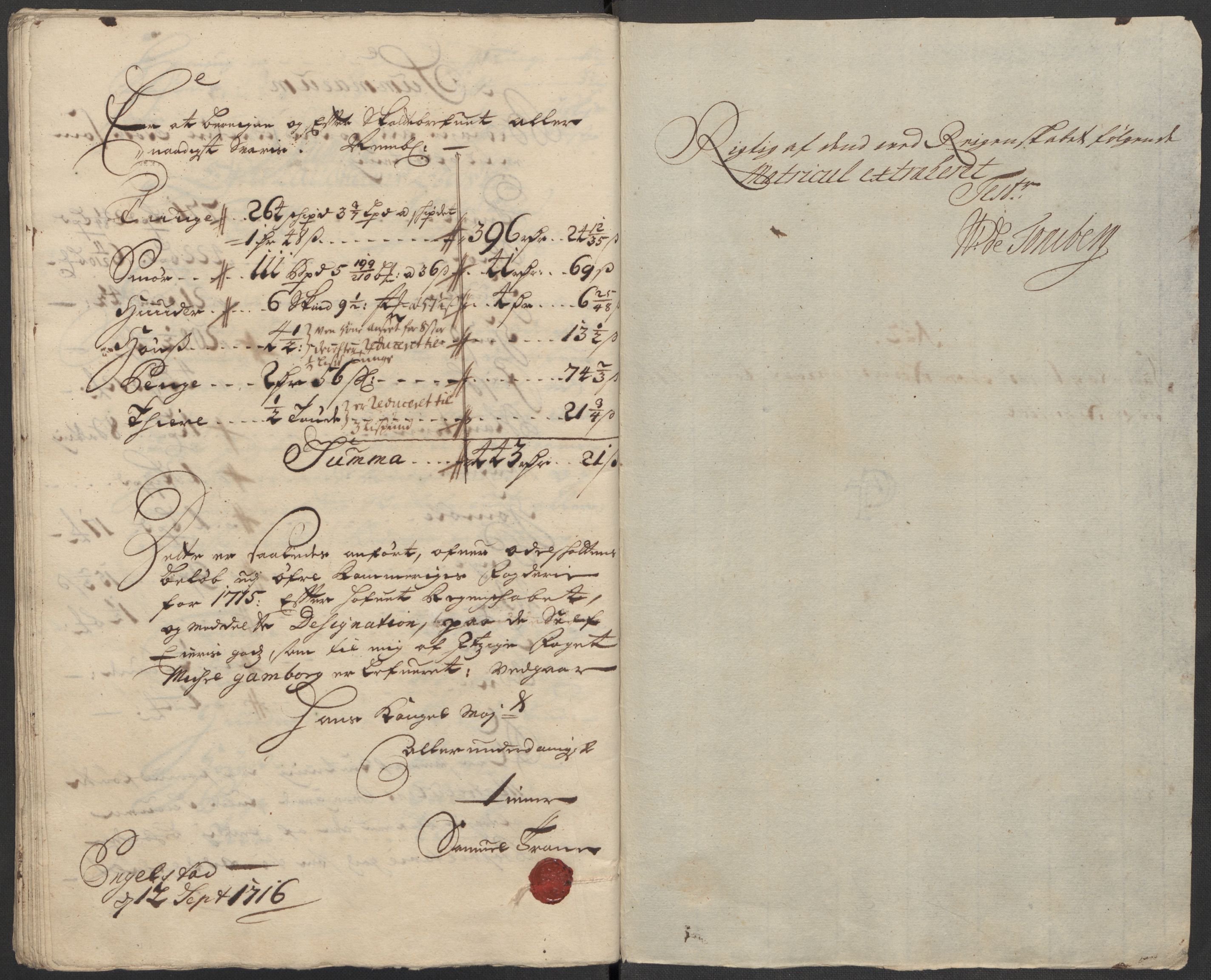 Rentekammeret inntil 1814, Reviderte regnskaper, Fogderegnskap, RA/EA-4092/R12/L0724: Fogderegnskap Øvre Romerike, 1715, p. 113